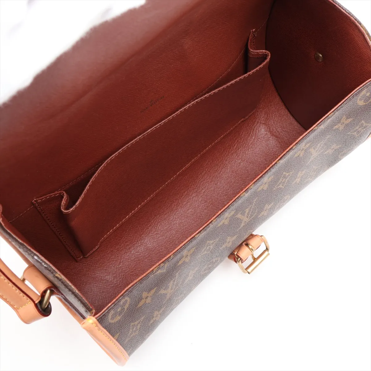 Monogram Marne M51369 VI0911 Brown, natural leather, various parts repaired by aftermarket parts. — view 6