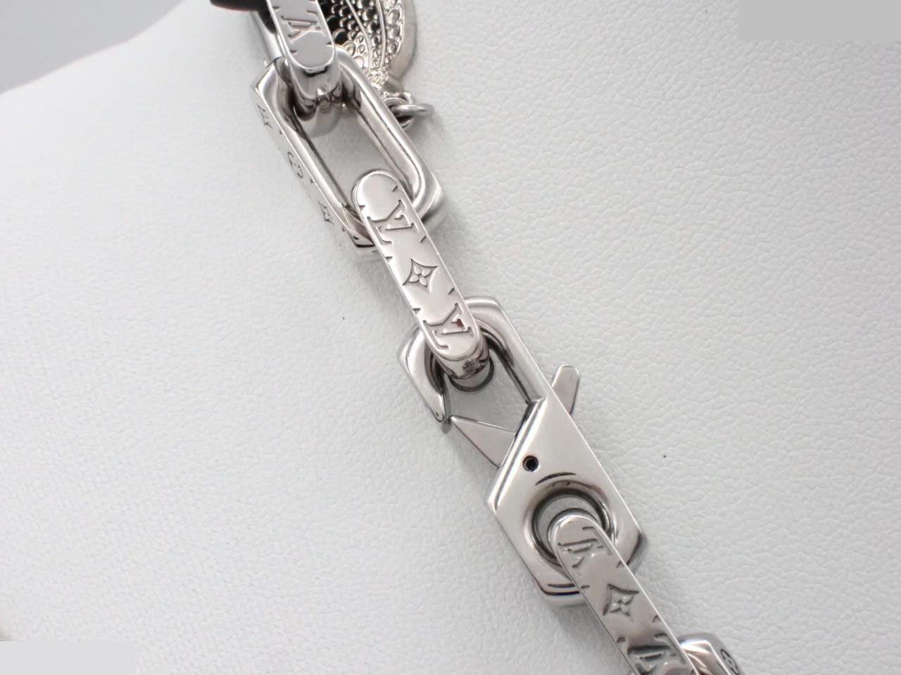 Collier LV Monogram Chain Infinity Dot Necklace — view 2
