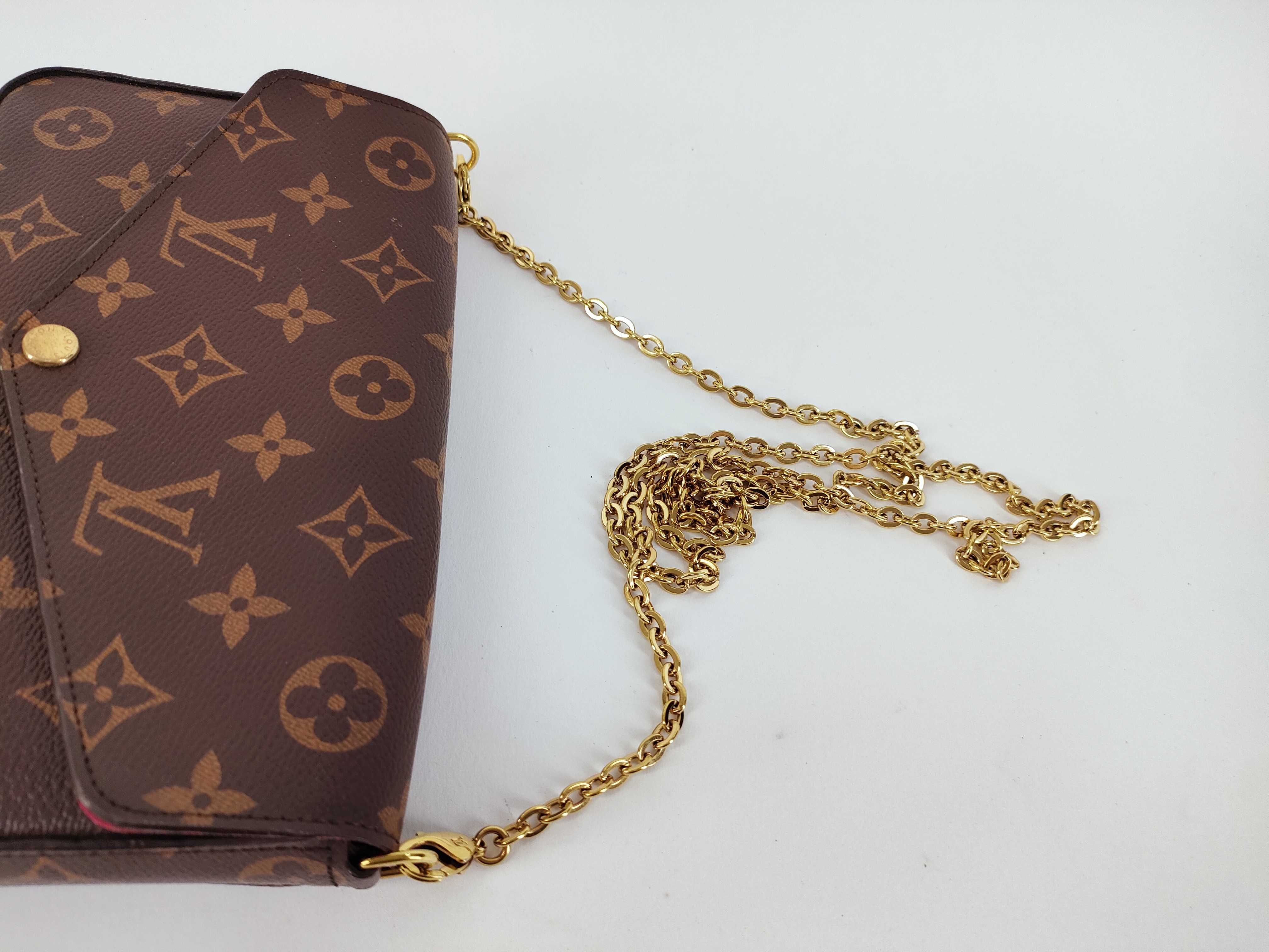 Monogram Multicolor Louis Vuitton Monogram Chain Shoulder Bag — view 3