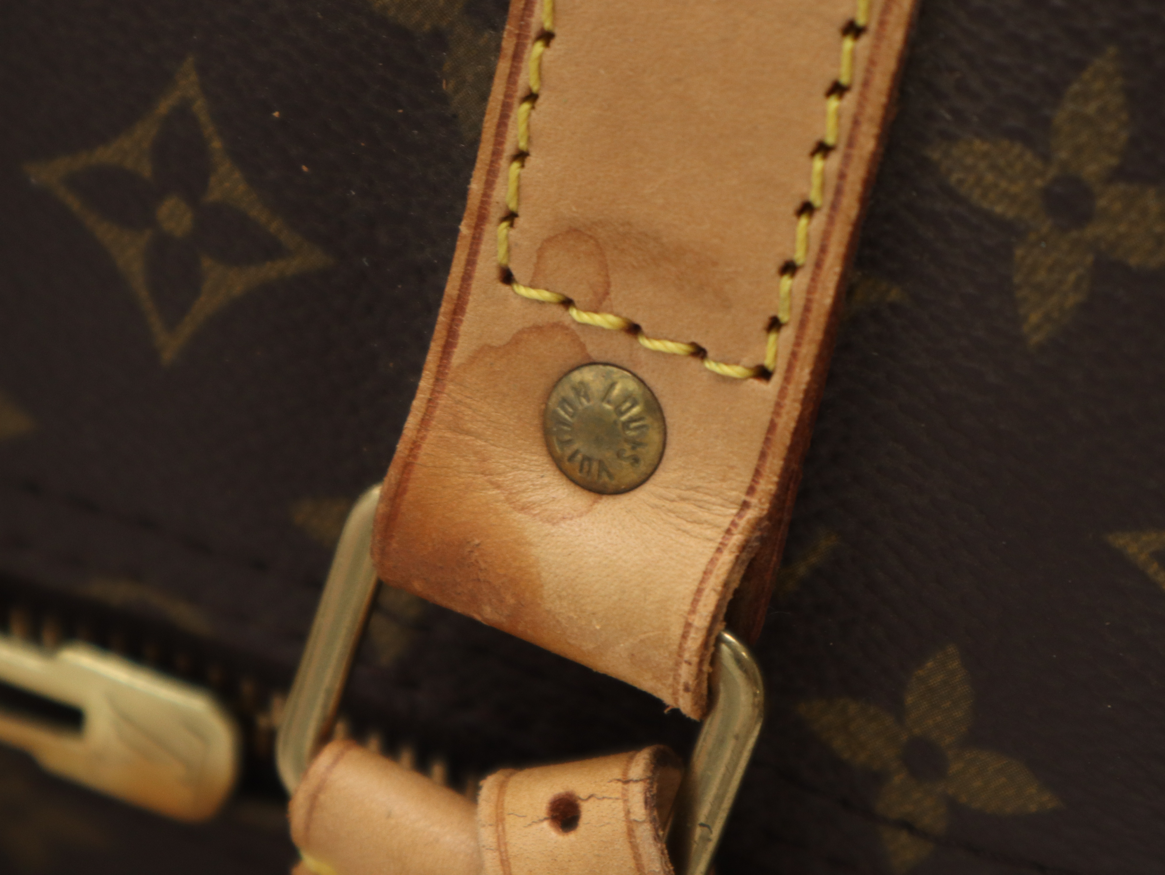 M41422 Monogram Keepall 60 Boston Bag with Name Tag and Handle — view 8