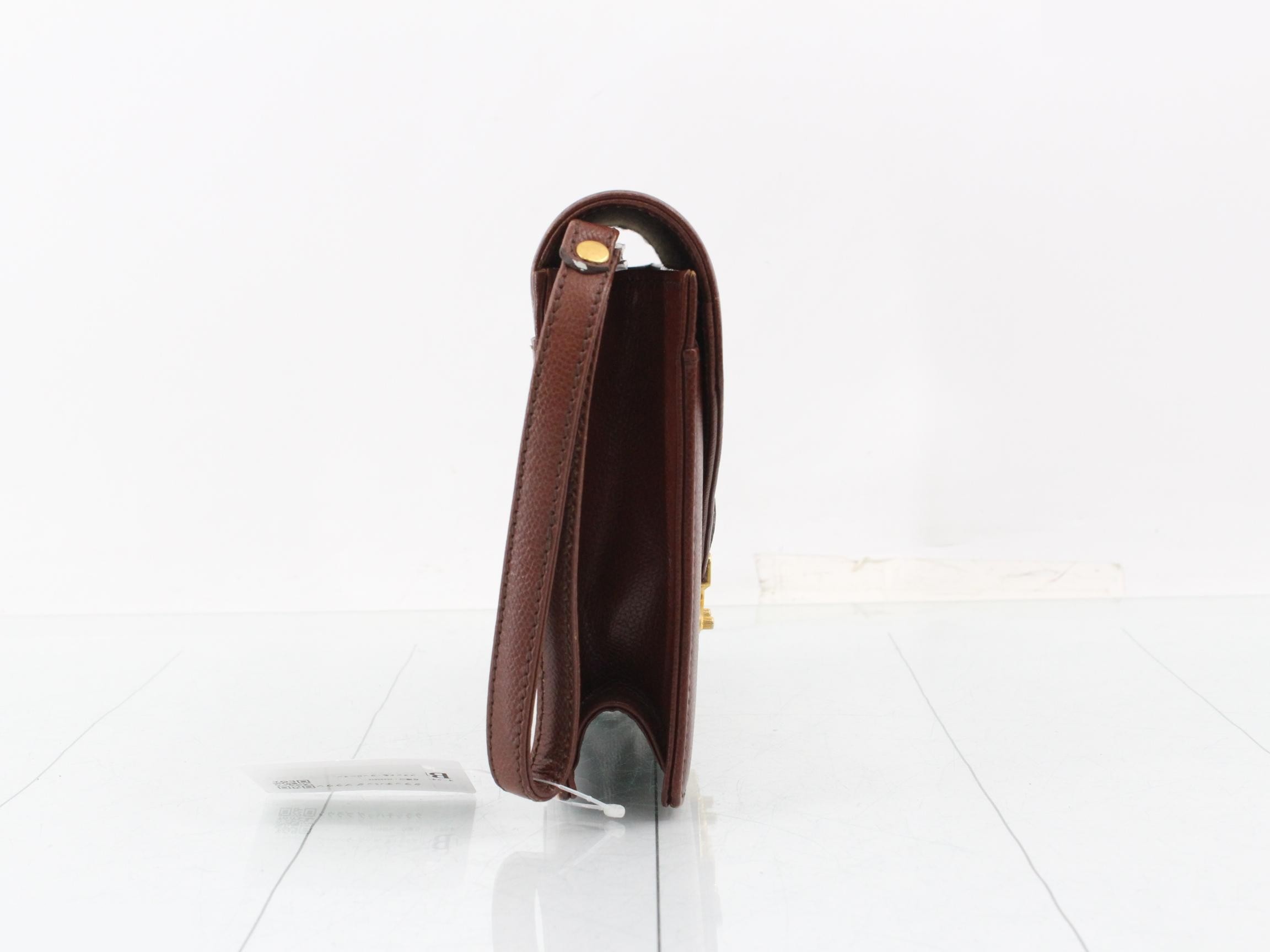 Clutch bag, brown — view 4
