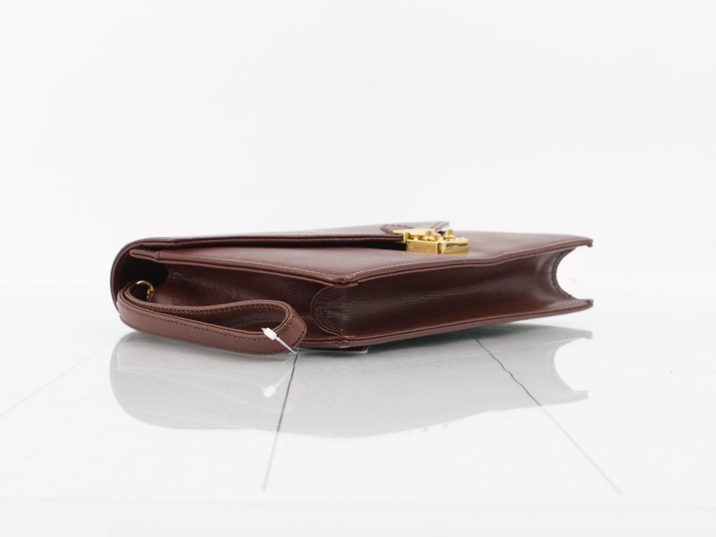 Clutch bag, brown — view 5