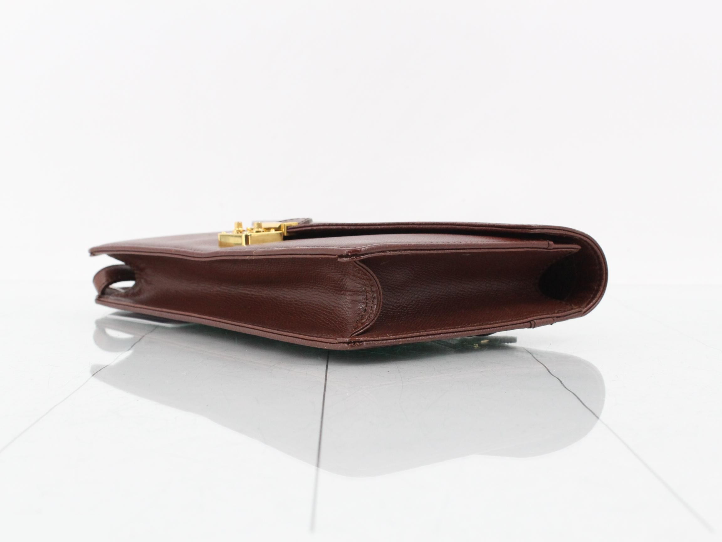 Clutch bag, brown — view 6