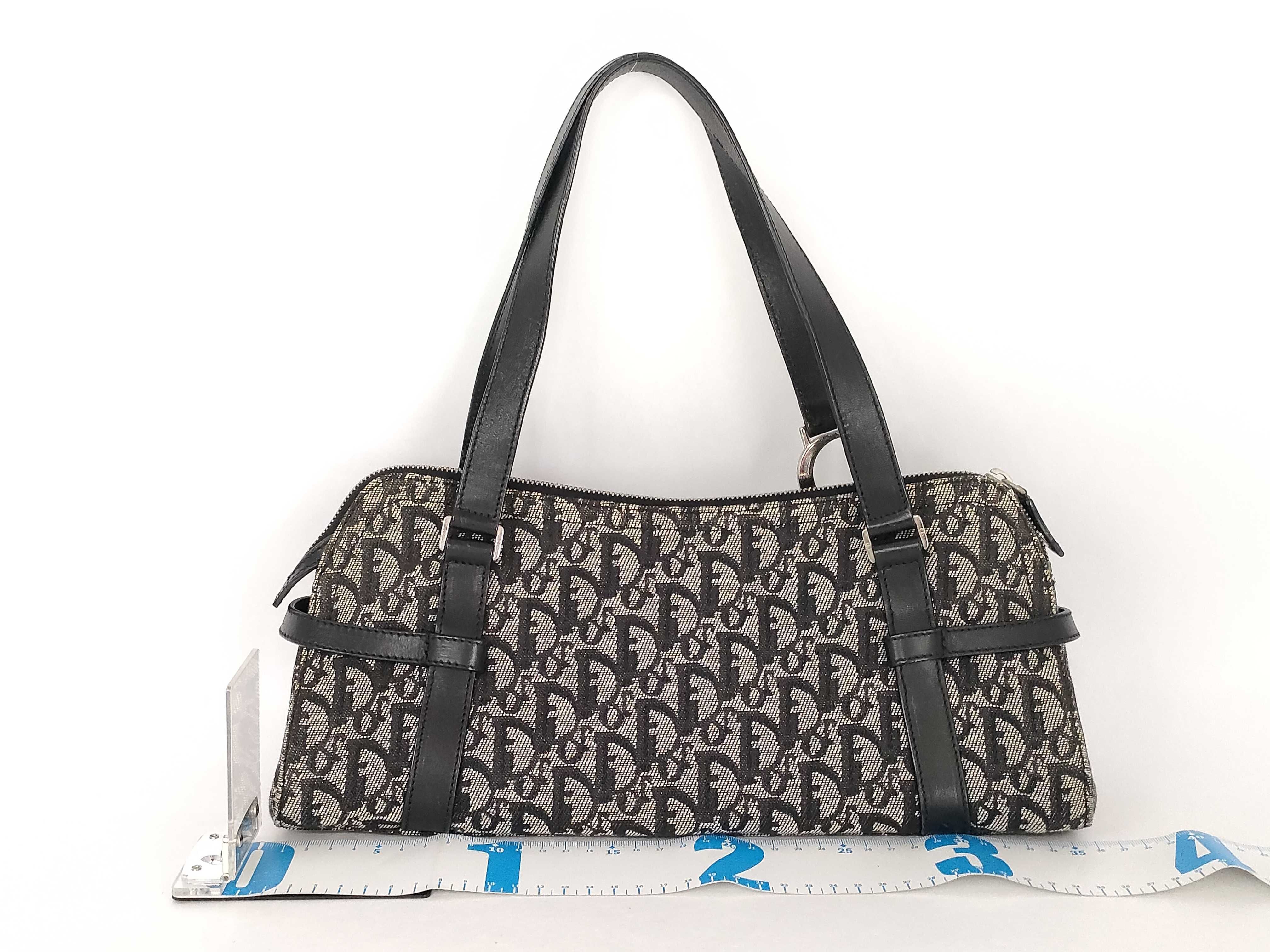 Trotter Christian Dior Trotter Canvas Handbag — view 2