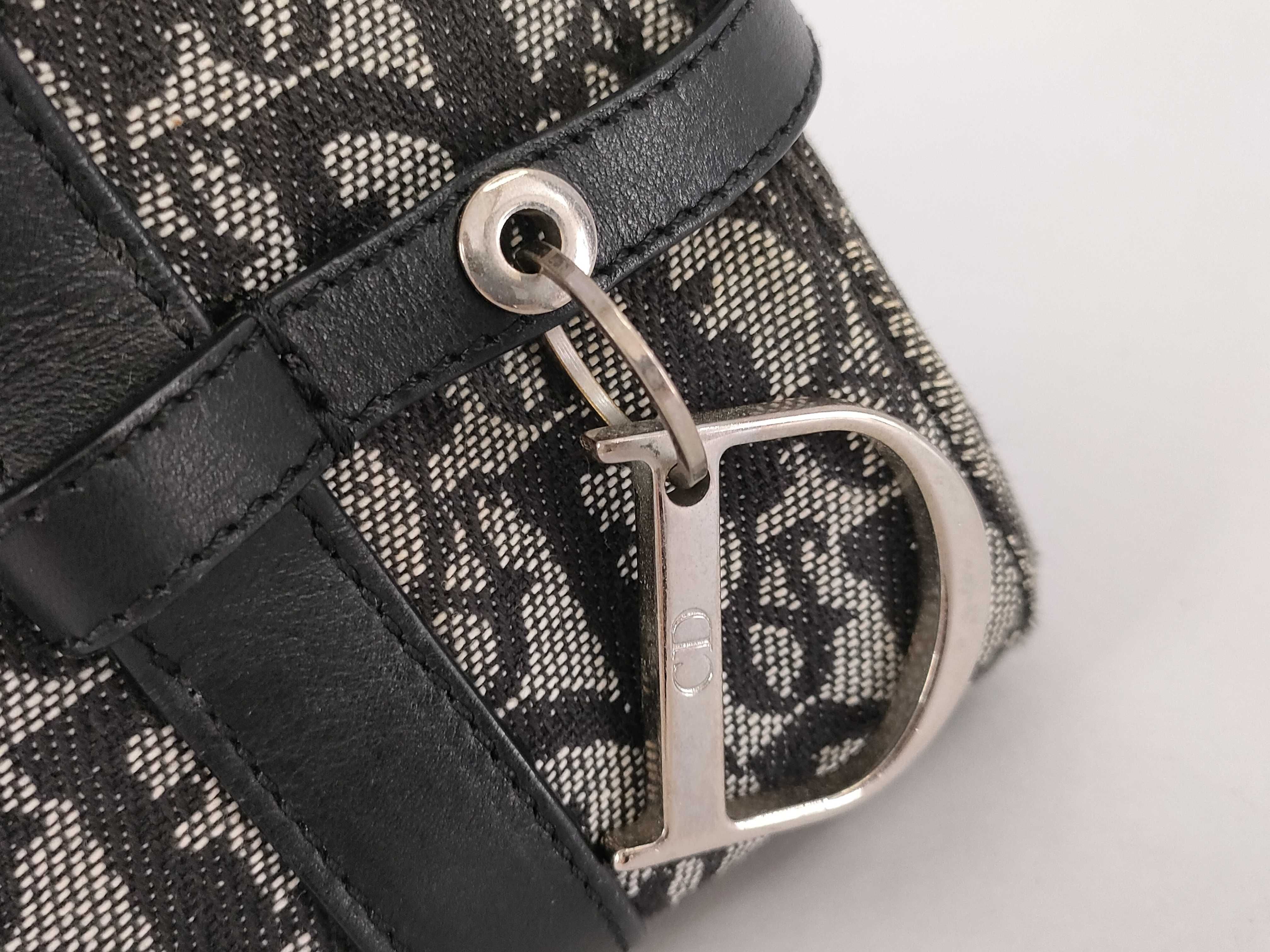 Trotter Christian Dior Trotter Canvas Handbag — view 15