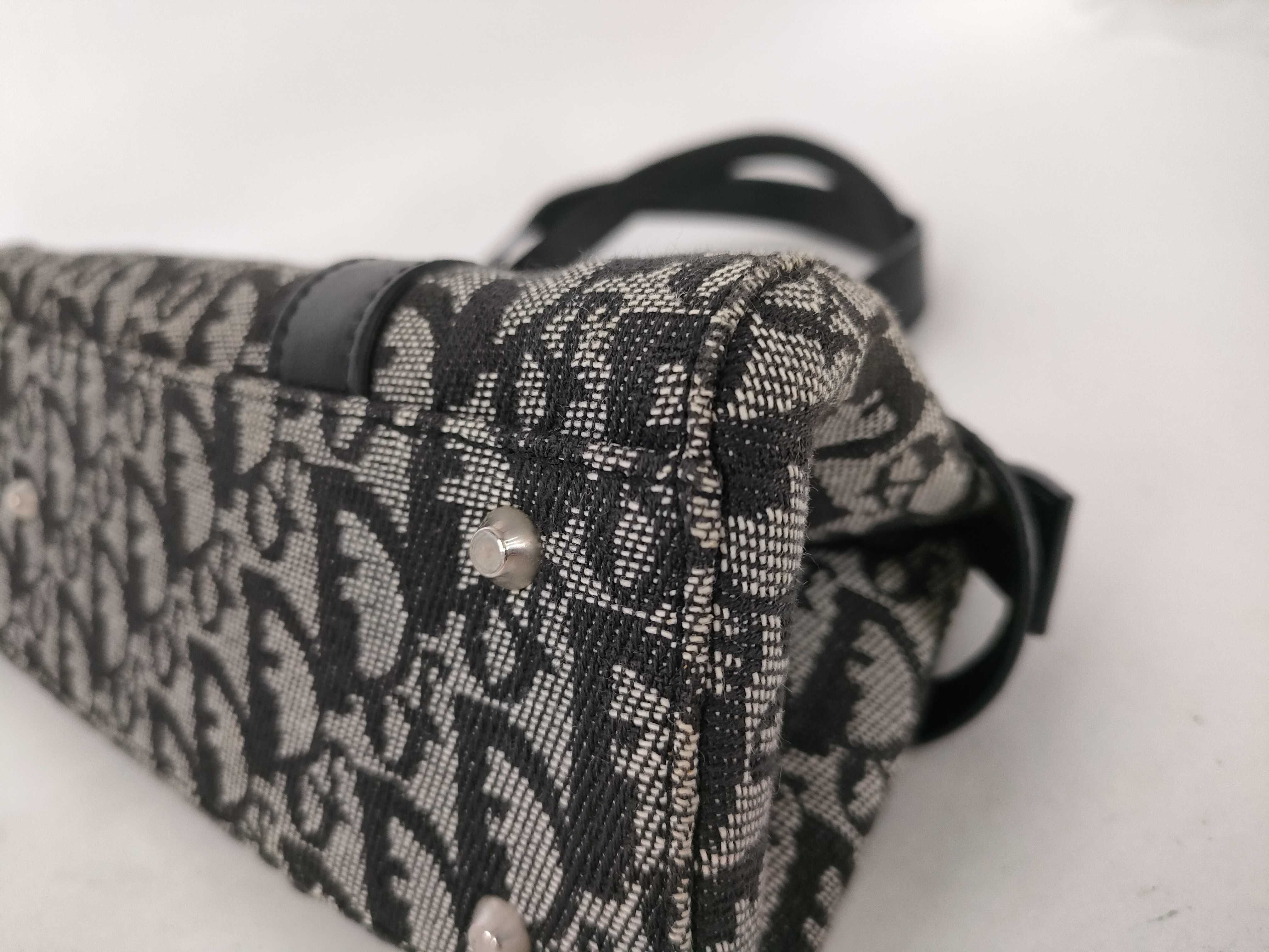 Trotter Christian Dior Trotter Canvas Handbag — view 6