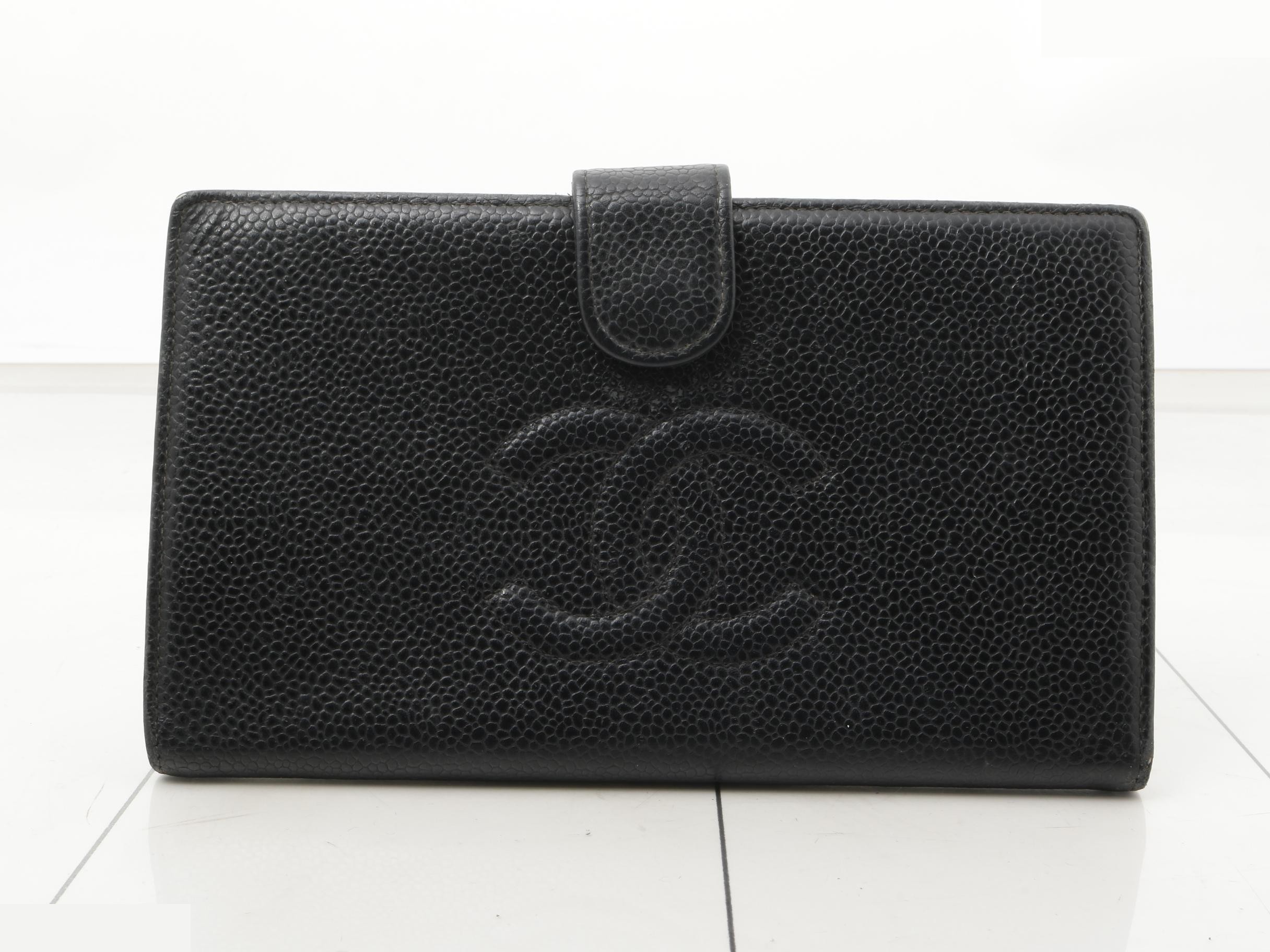 Caviar Skin Long Wallet