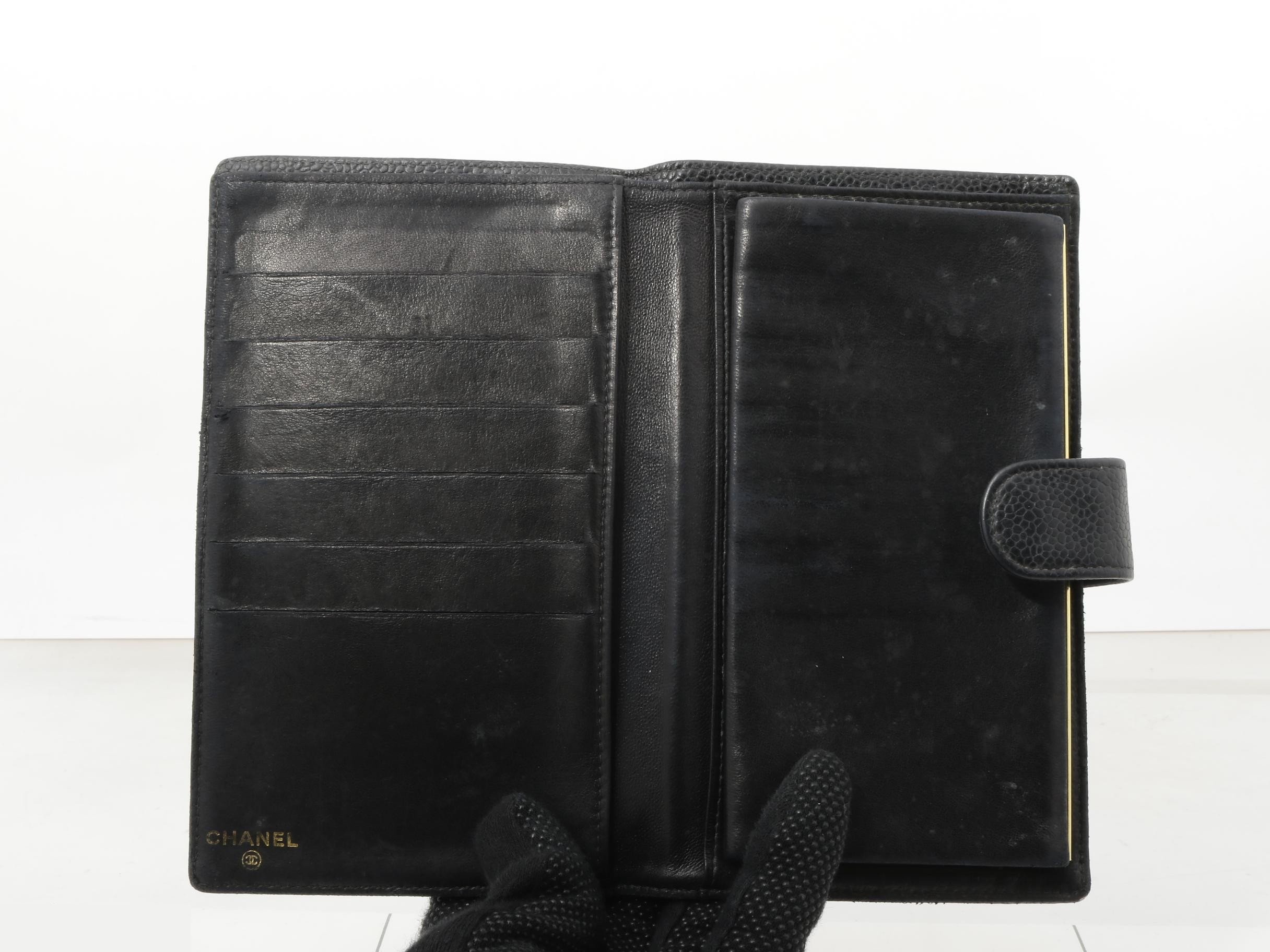 Caviar Skin Long Wallet — view 4