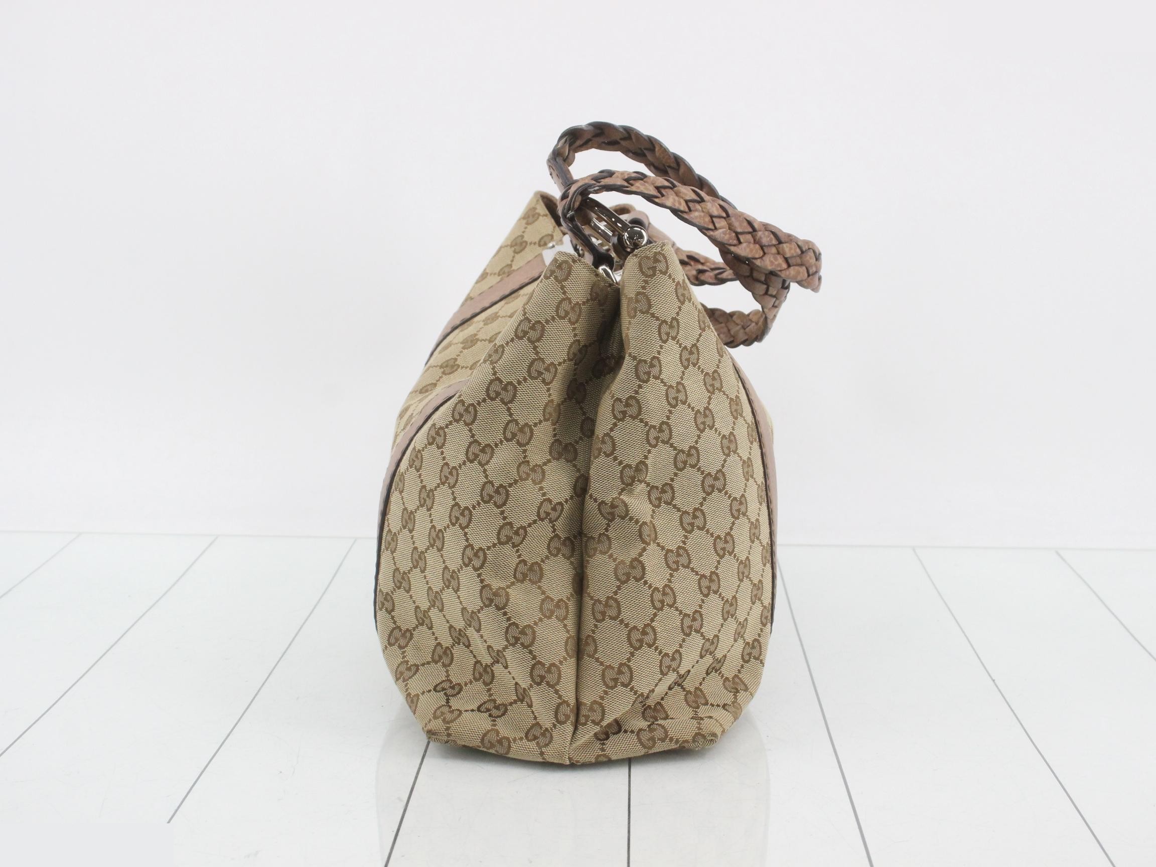 GG Canvas Bamboo Libeccio Tote Bag — view 3