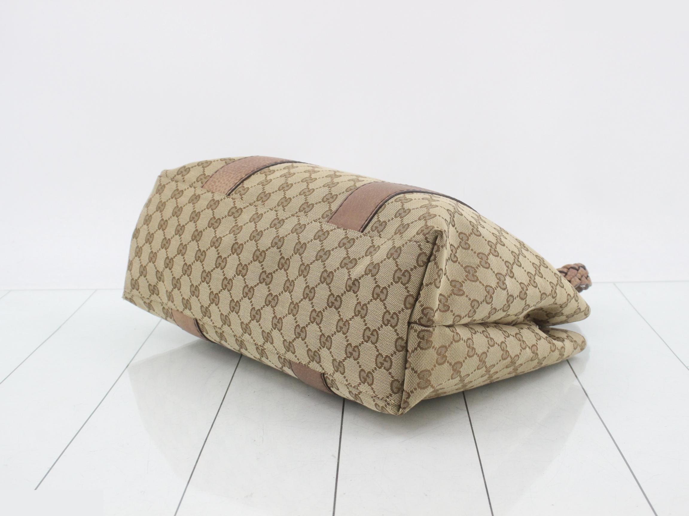 GG Canvas Bamboo Libeccio Tote Bag — view 6