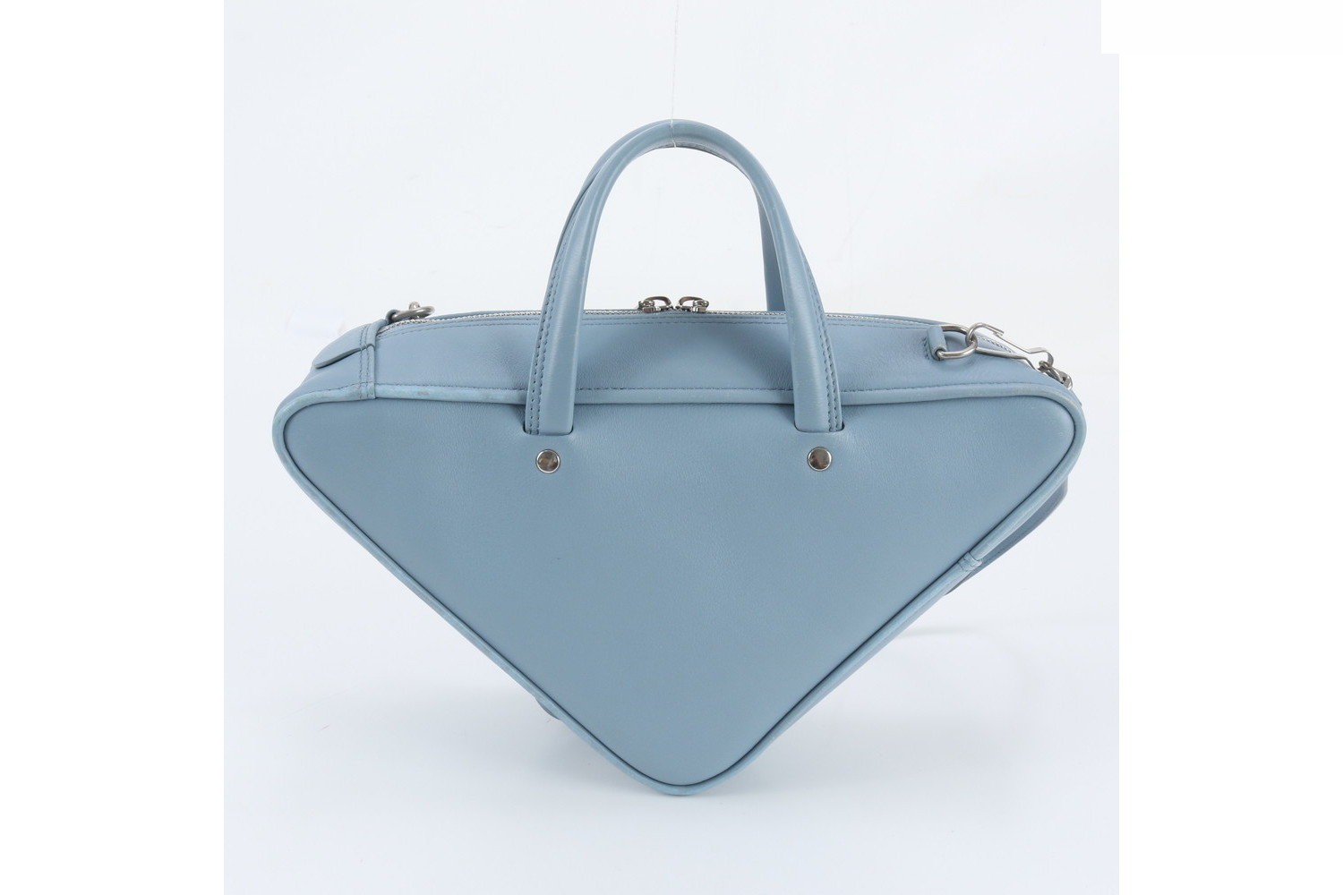 Triangle Duffle Leather 2-Way Shoulder Bag — view 4
