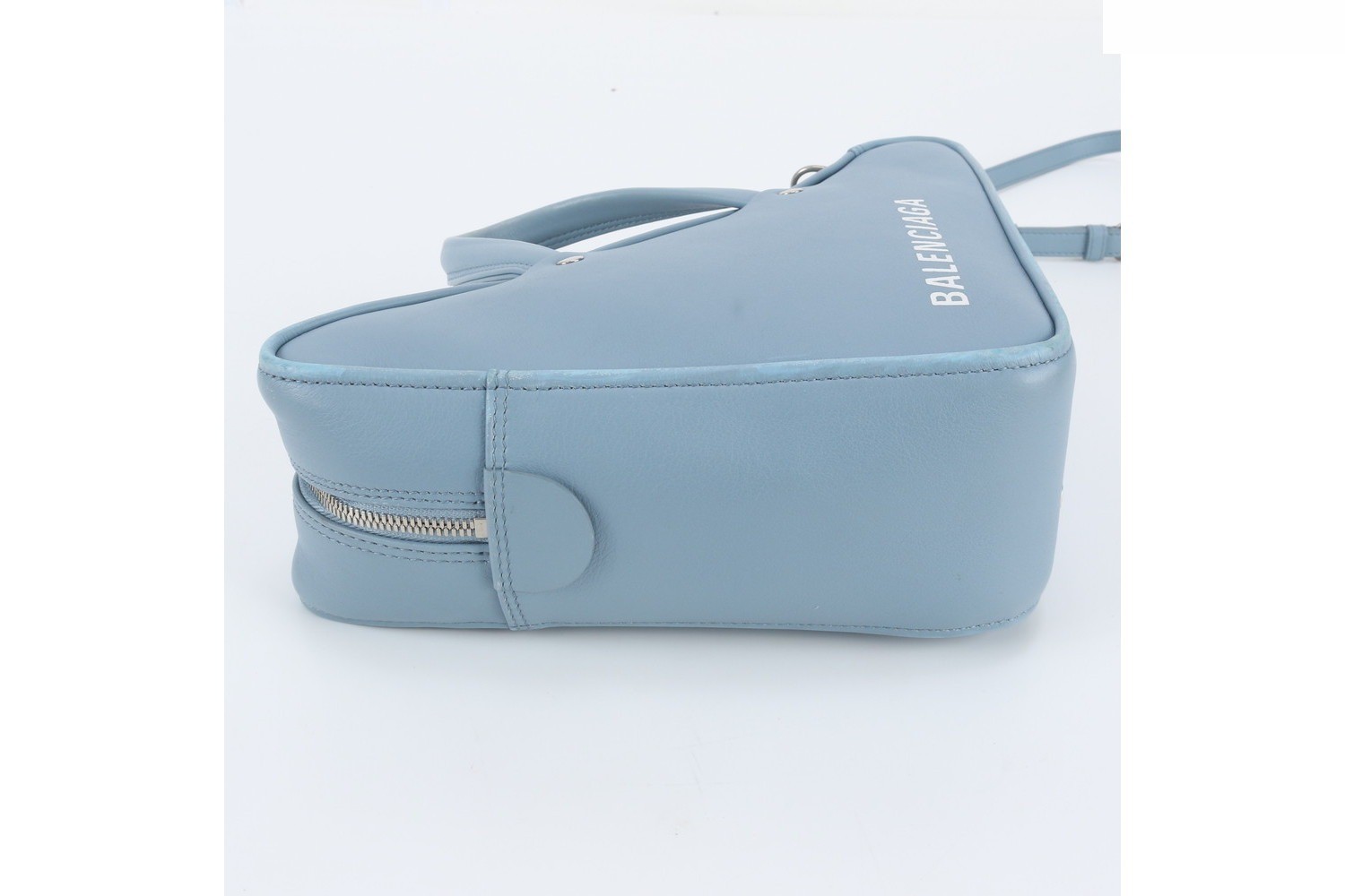 Triangle Duffle Leather 2-Way Shoulder Bag — view 7