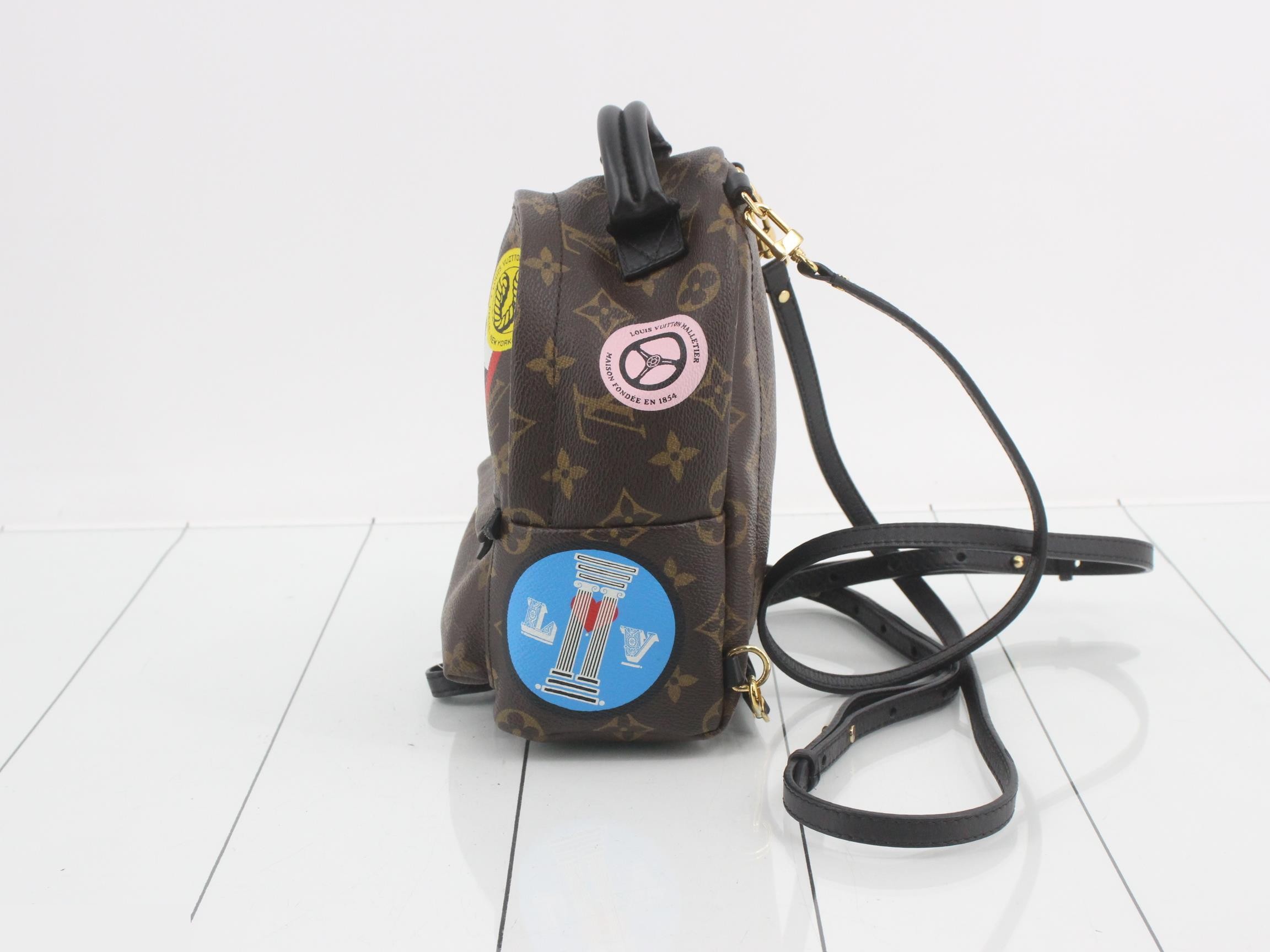 Monogram World Tour Palm Springs Backpack MINI — view 3