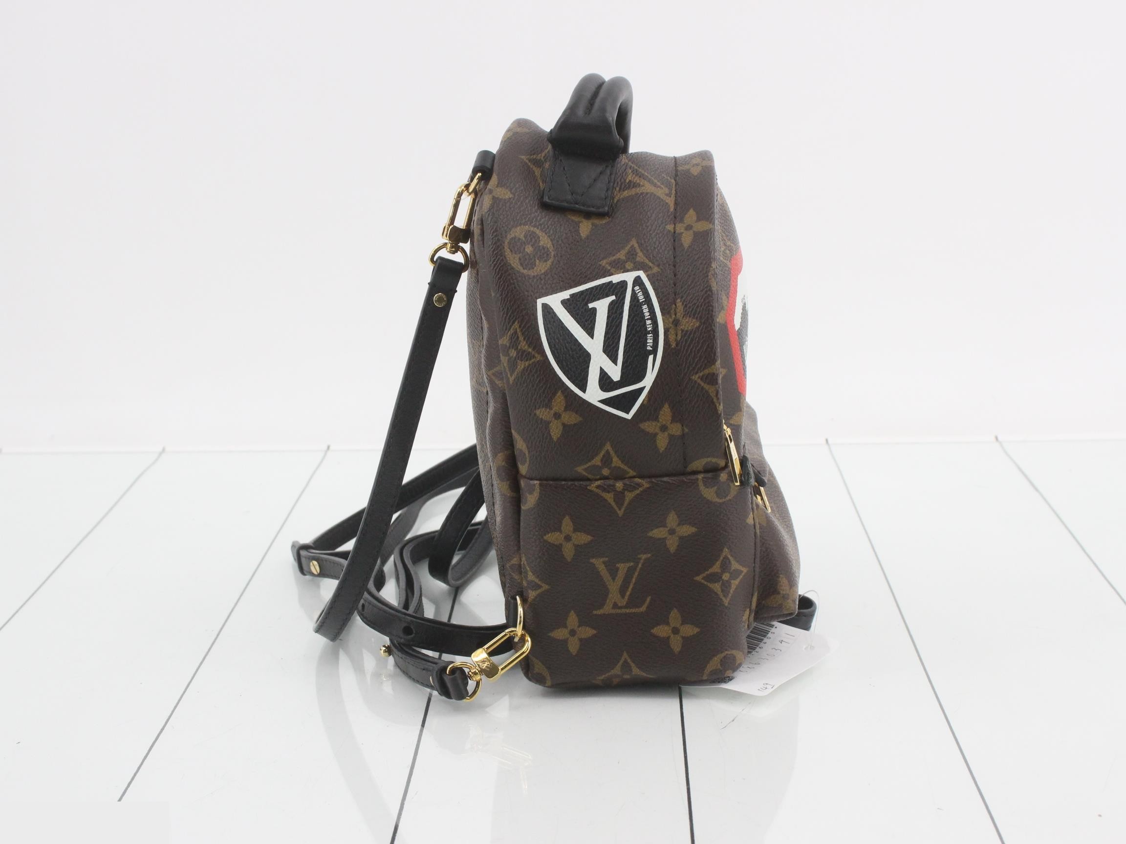 Monogram World Tour Palm Springs Backpack MINI — view 4
