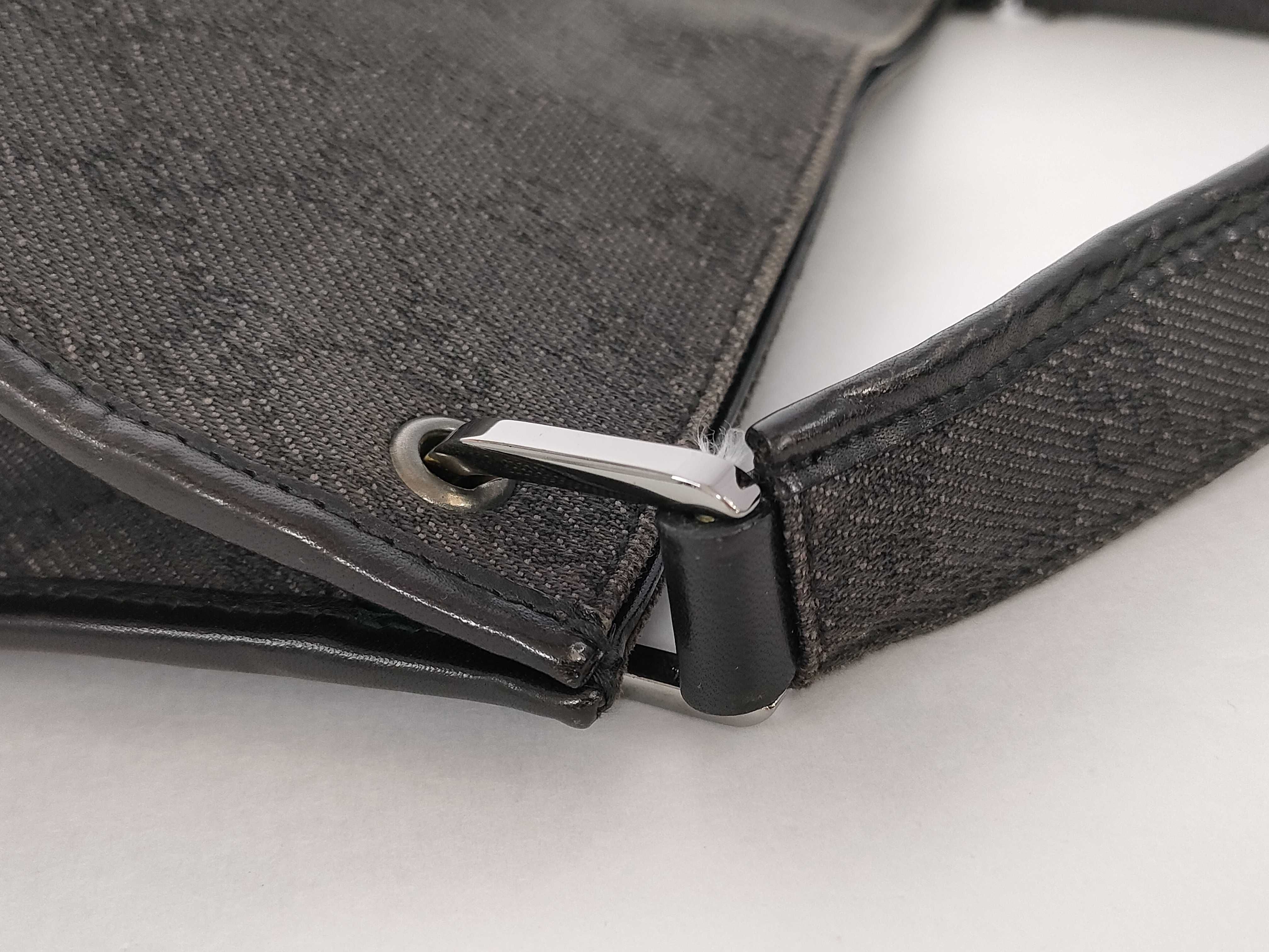GG Canvas Shoulder Bag (Black) with Dust Bag — view 5