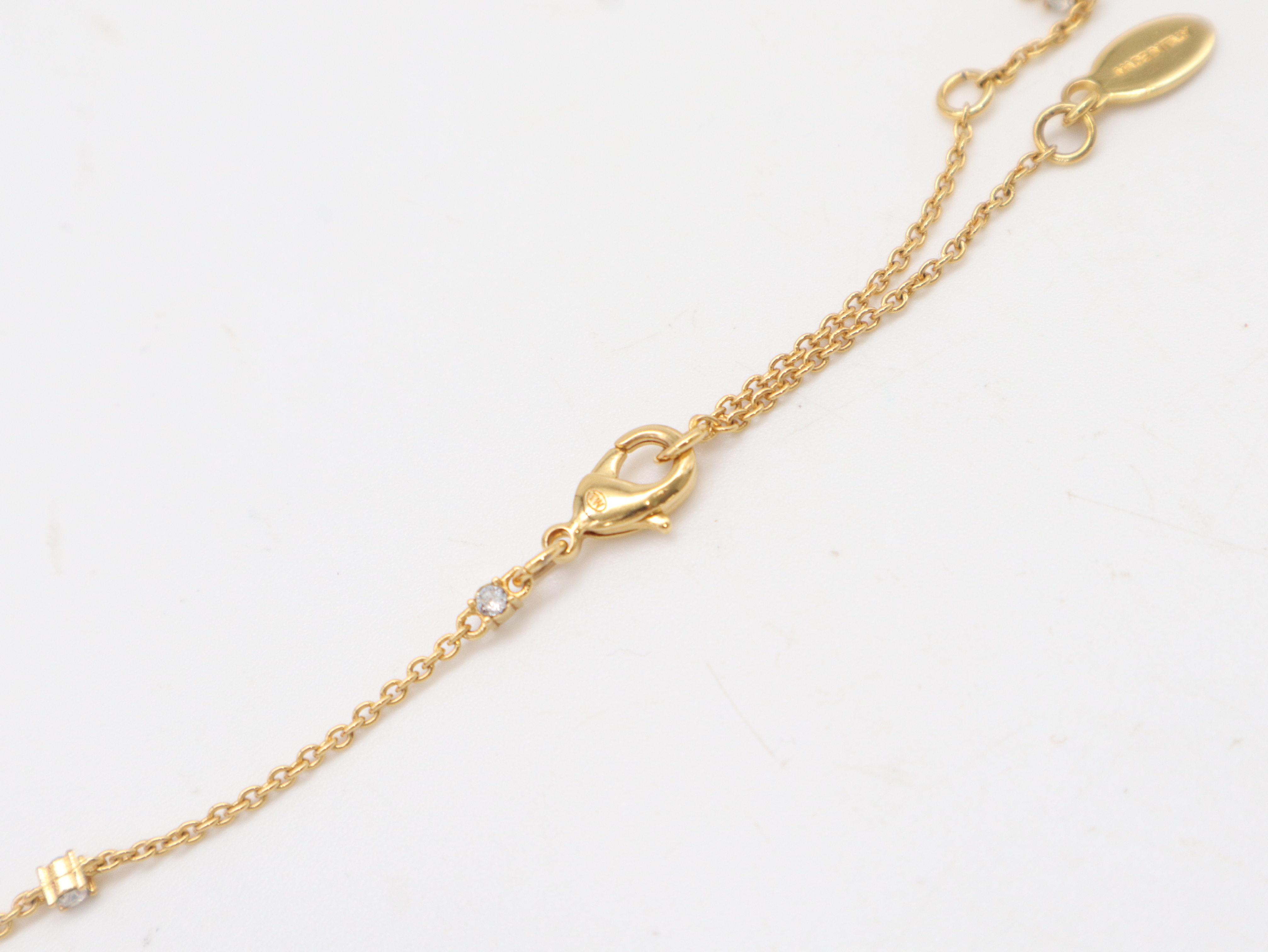 GP x Rhinestone Signature Necklace, 4.4g, with box and storage bag. — view 2