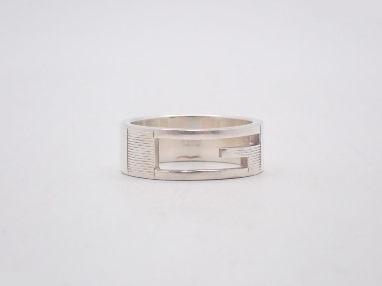Ring with logo, SV925/8.2g, stamped "21", actual size #19.5