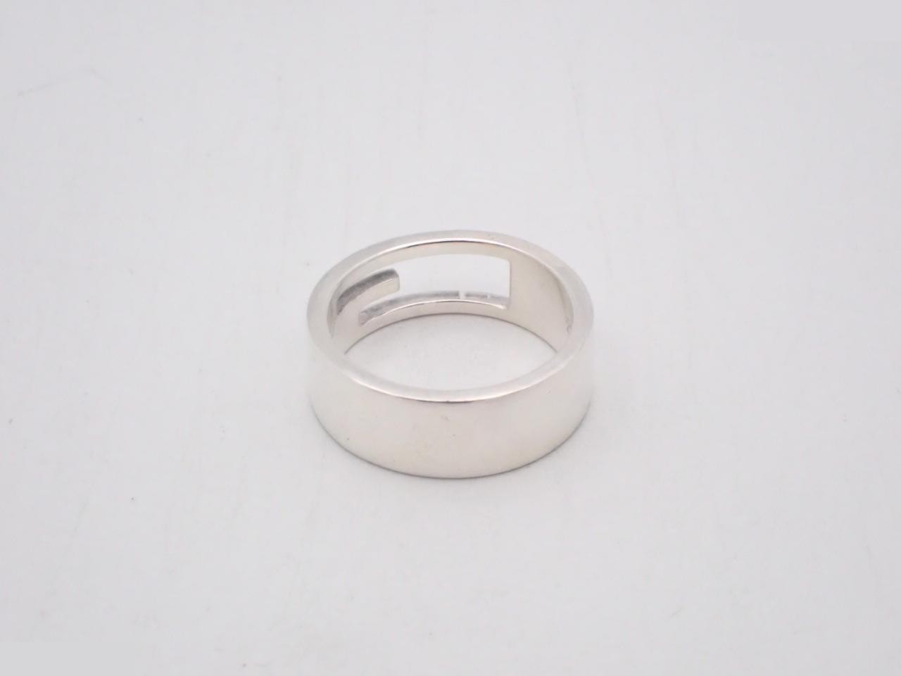 Ring with logo, SV925/8.2g, stamped "21", actual size #19.5 — view 2