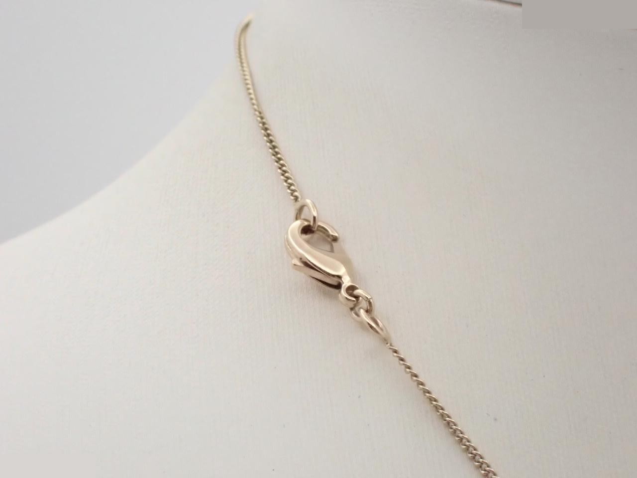 Coco Mark Lip Motif Necklace 08A GP Chain approx. 60cm — view 2