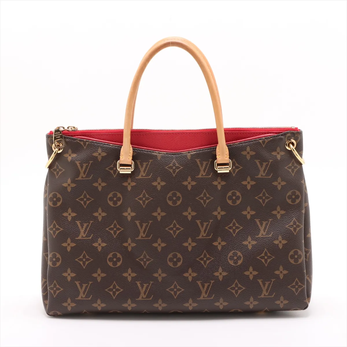 Monogram Pallas M41175 CA4194 Brown x Red — view 2