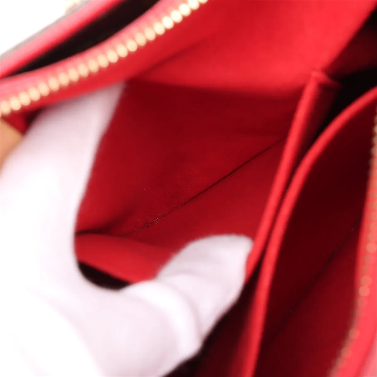 Monogram Pallas M41175 CA4194 Brown x Red — view 11