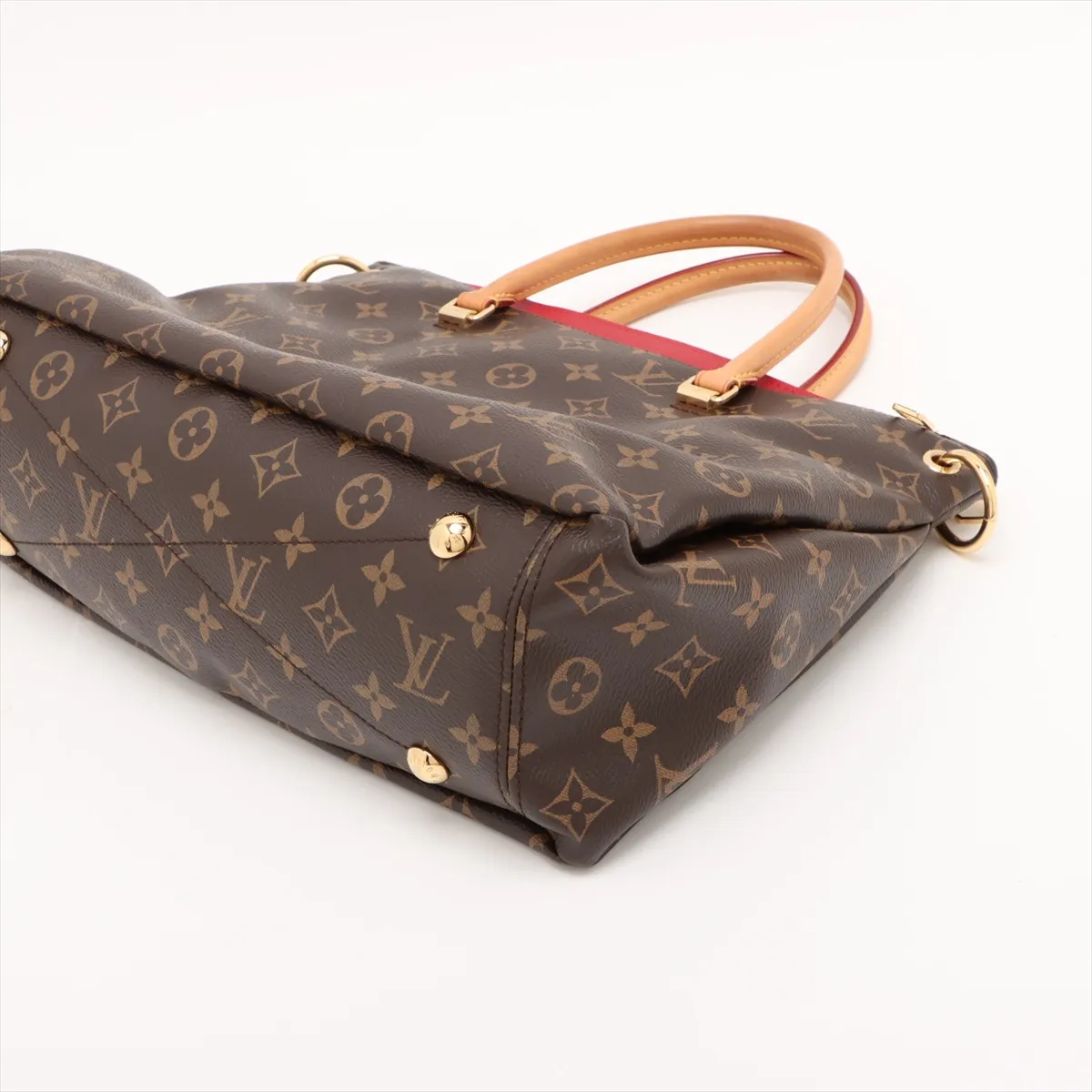 Monogram Pallas M41175 CA4194 Brown x Red — view 3