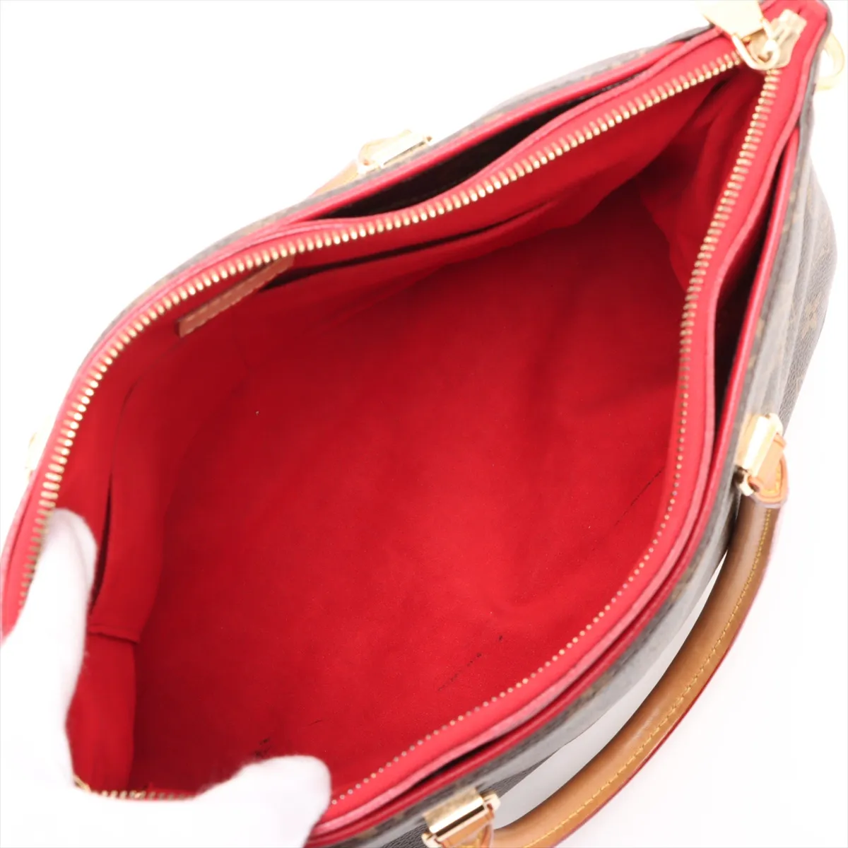 Monogram Pallas M41175 CA4194 Brown x Red — view 8