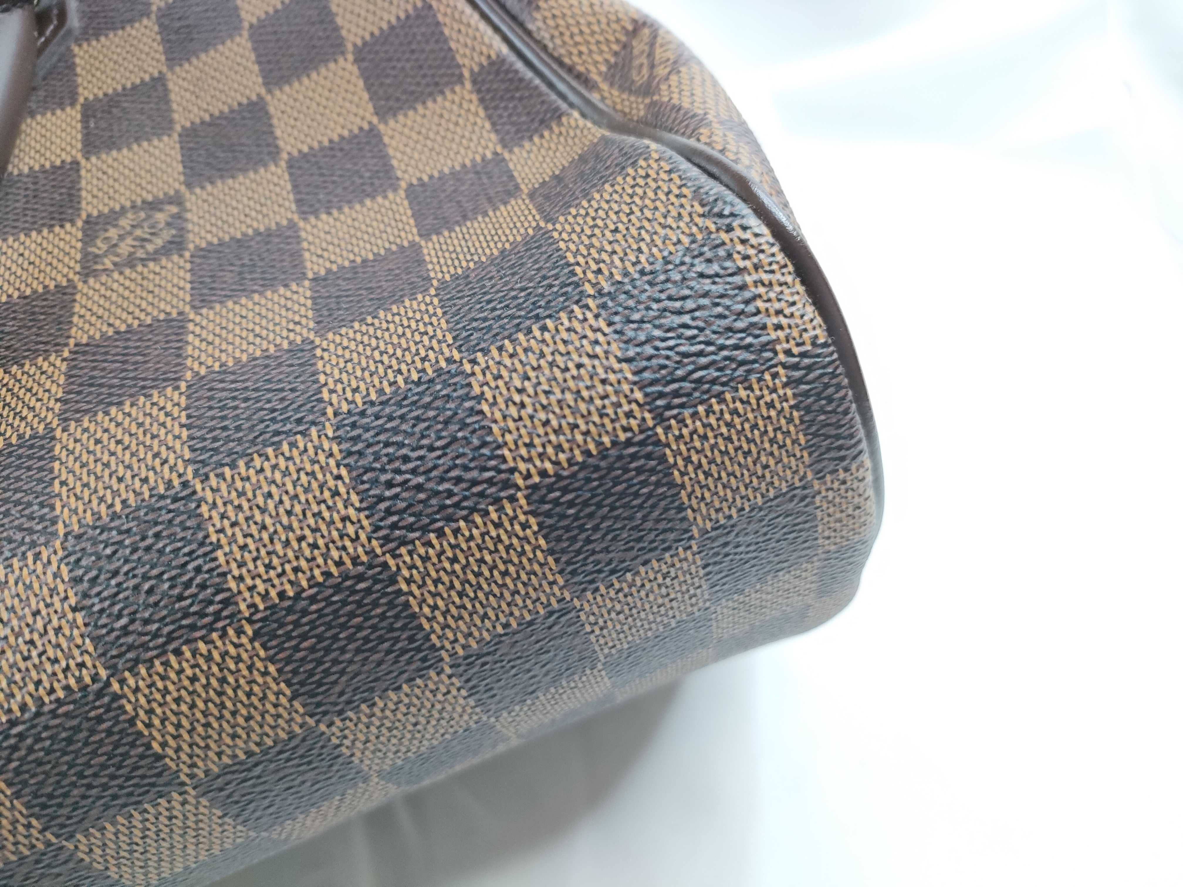 Damier Louis Vuitton Brown Damier Rivera MM N41434 Handbag — view 5