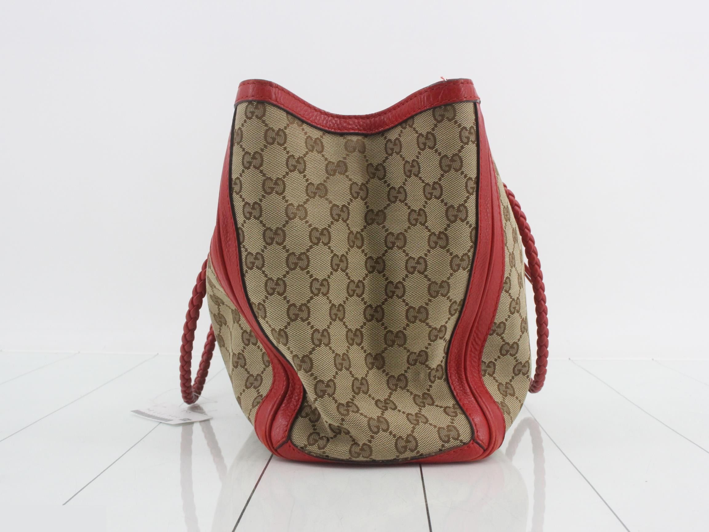 GG Canvas Bamboo Marrakech Shoulder Bag — view 4