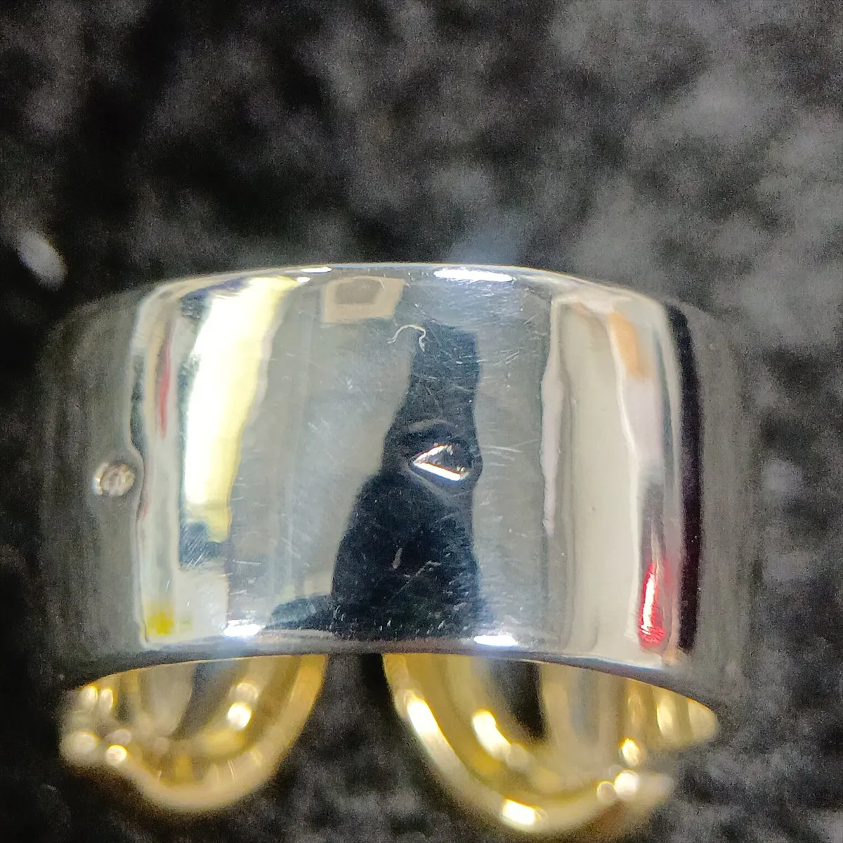 Nausicaä Ring, Size 51, 925 x 750 mm, 12.2g, Gold x Silver. Shows signs of wear, including — view 4