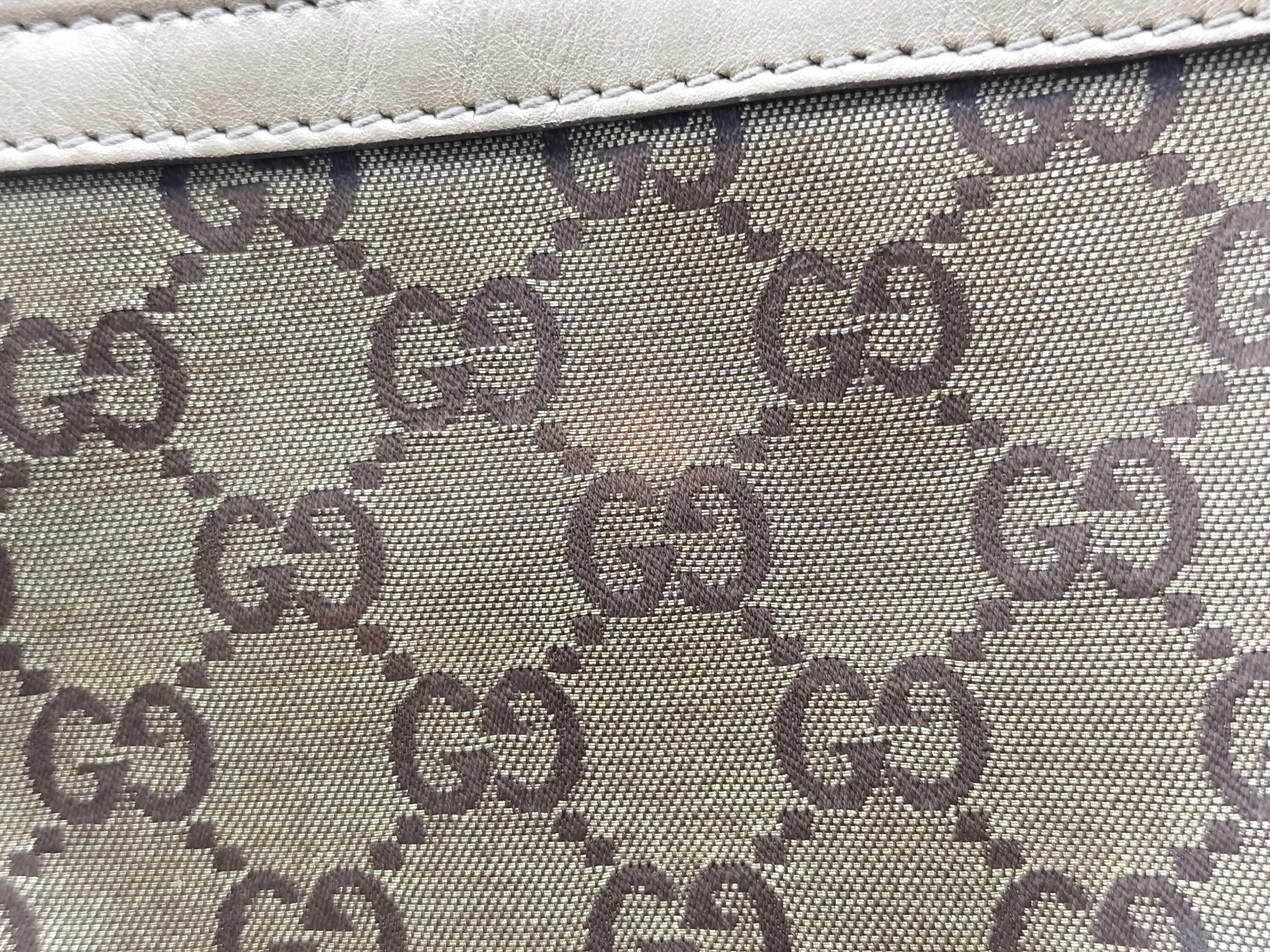 GG Crystal Gold Crystal Leather GG Monogram Mahjong Underarm Bag Shoulder Bag — view 15