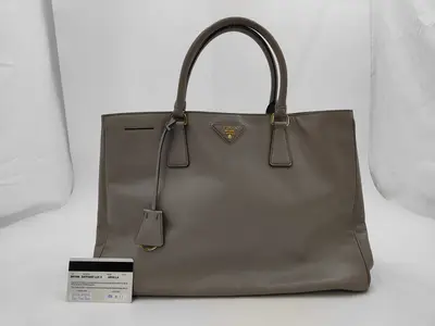 BAG LEATHER BN1844 HAND TOTE GREY Tote Bag