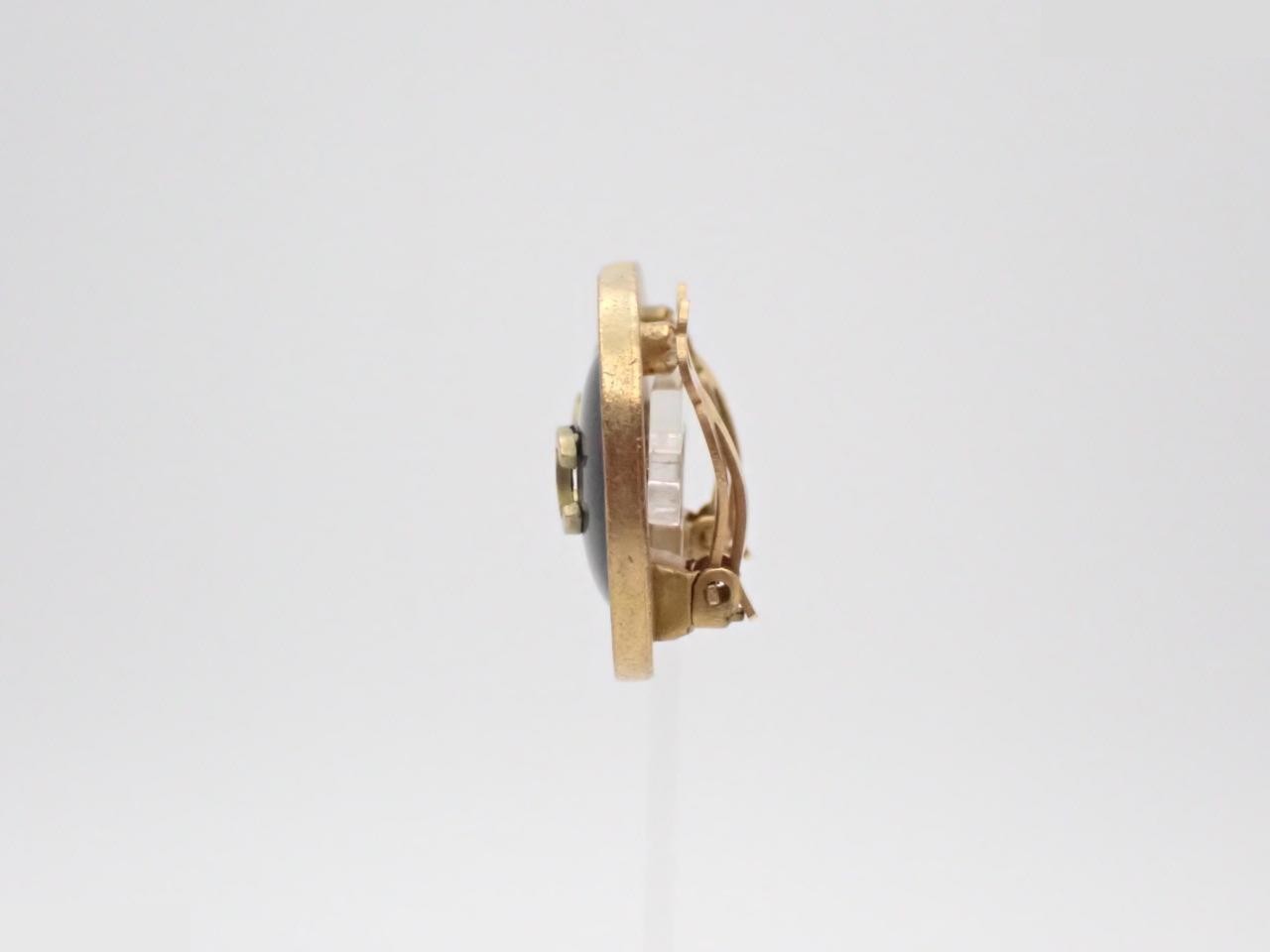 Coco Mark Gold Earrings 94A — view 3