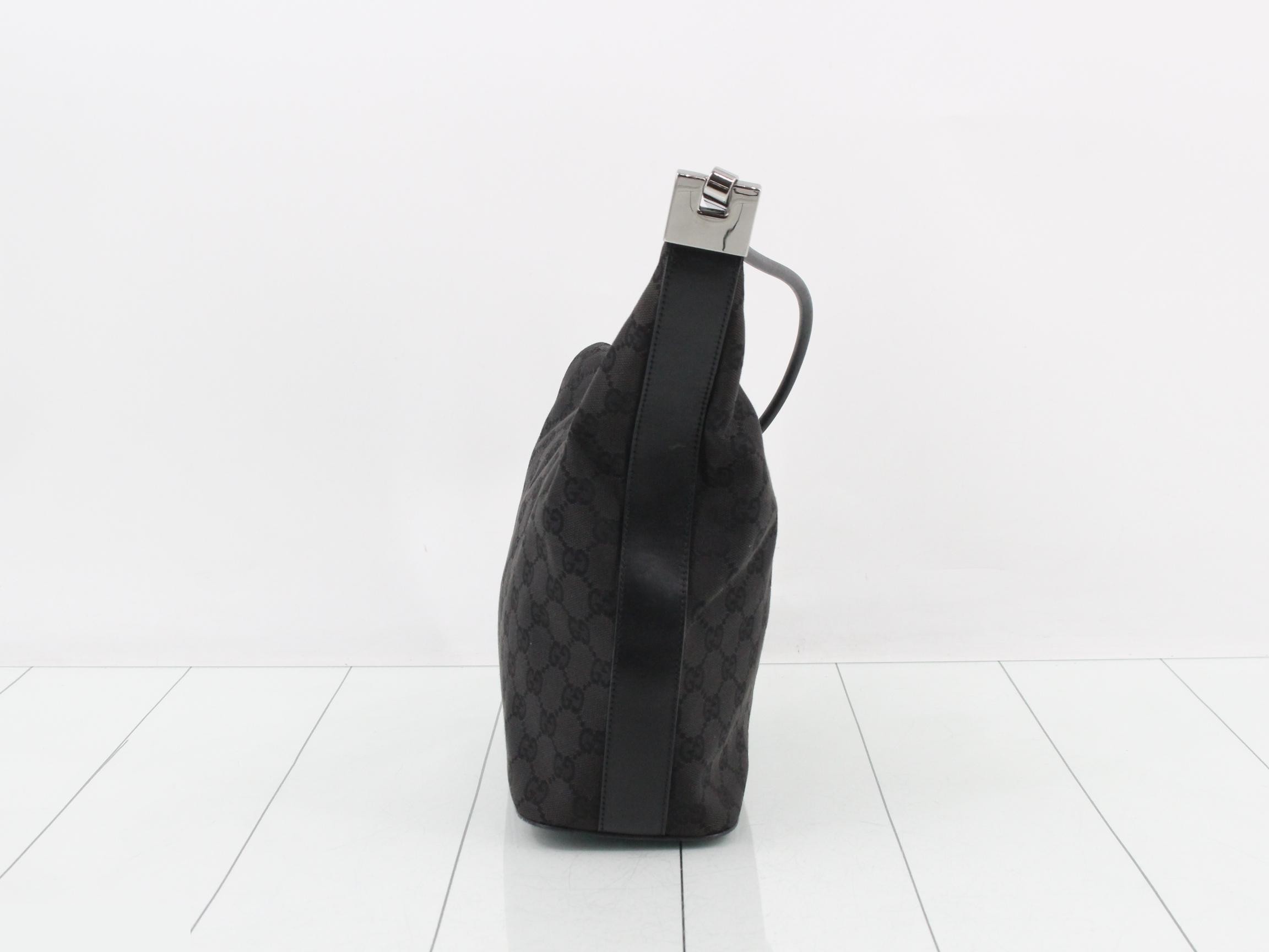 GG Canvas (Bag) - Shoulder Bag - Black — view 3