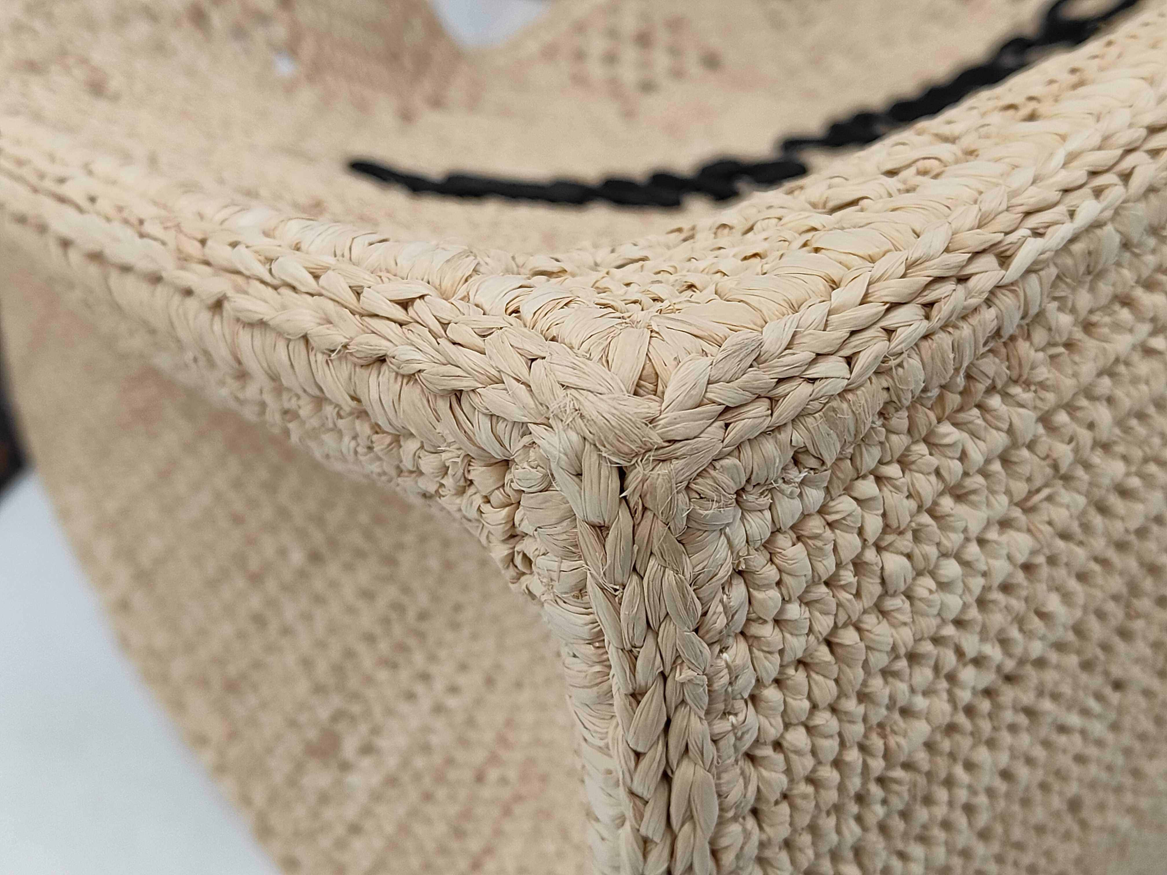 Damier Raffia Summer Shopper Tote Bag — view 6
