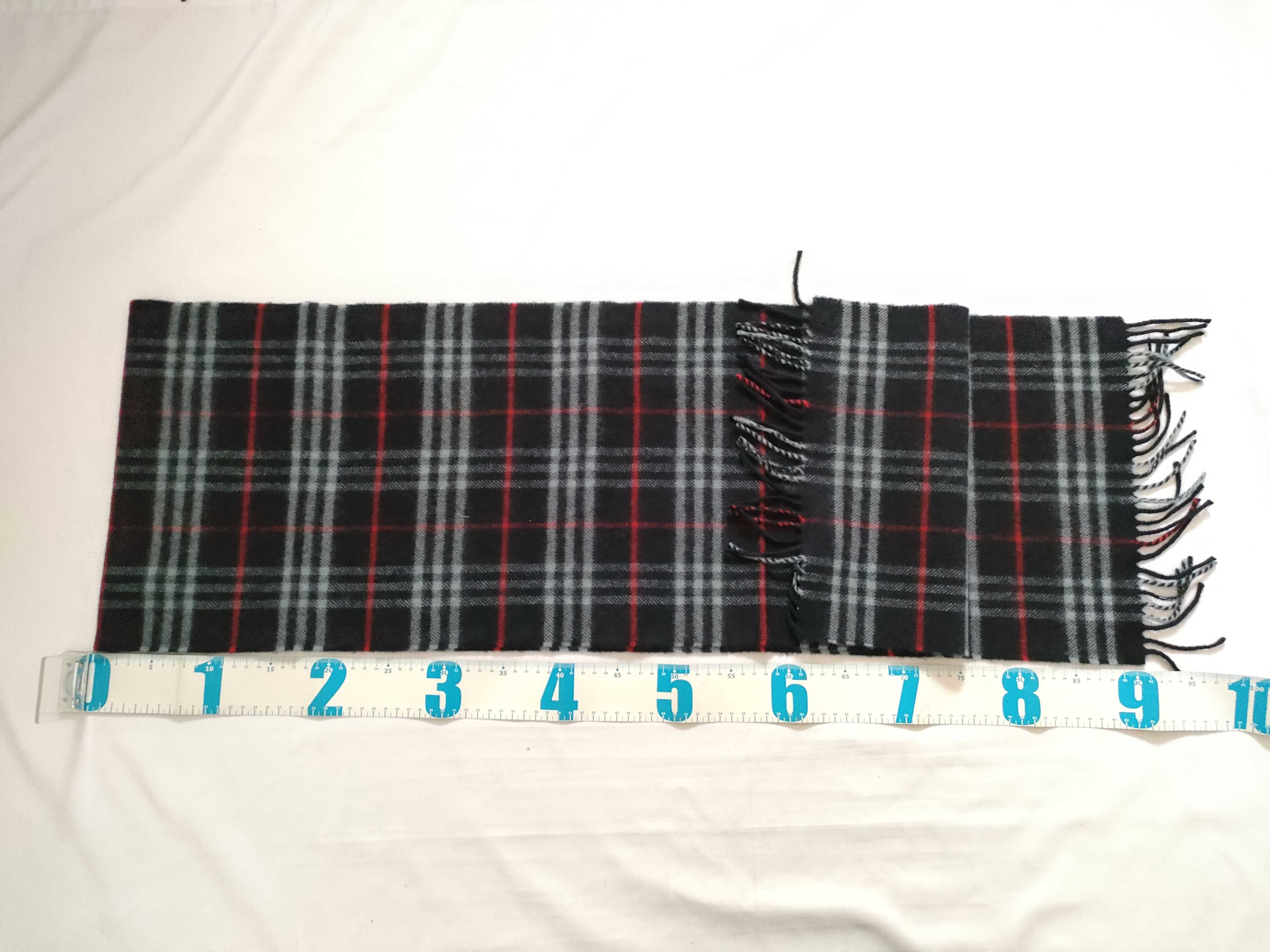 100% Cashmere Scarf, Nova Check Pattern, and other accessories. — view 2