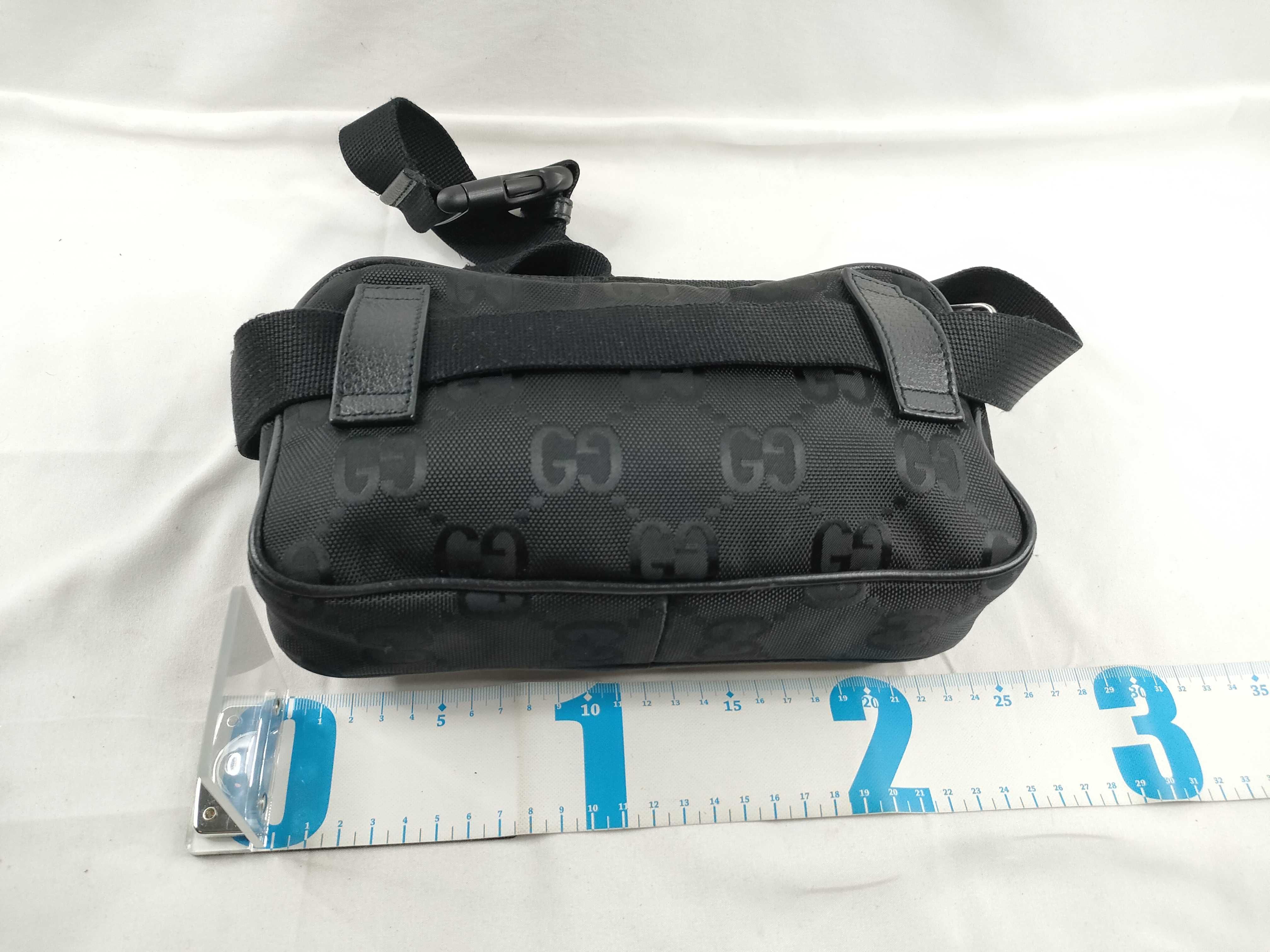 Off the Grid Nylon x Leather Body Bag, Black, 631341 (Bag) — view 2