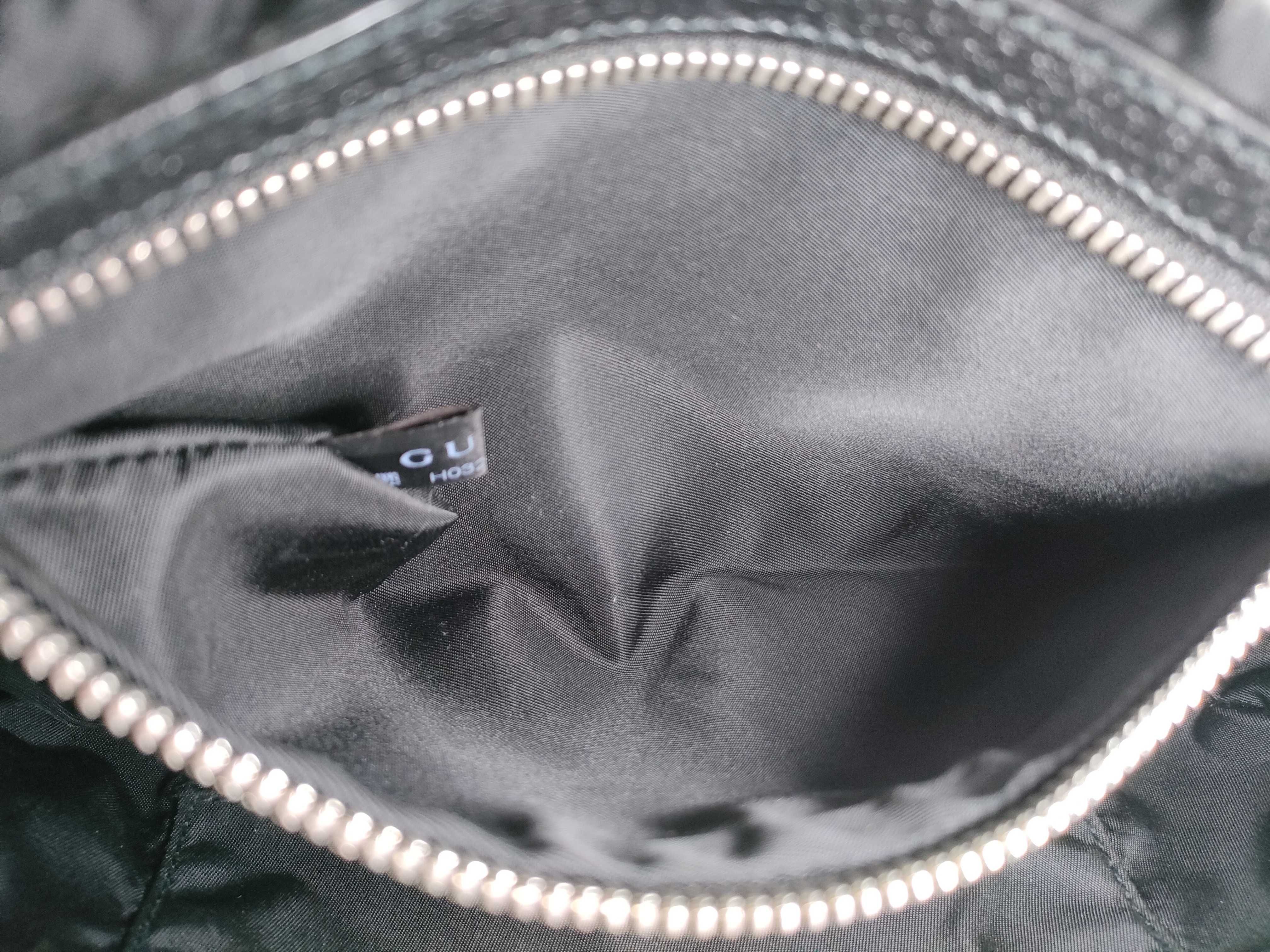 Off the Grid Nylon x Leather Body Bag, Black, 631341 (Bag) — view 12