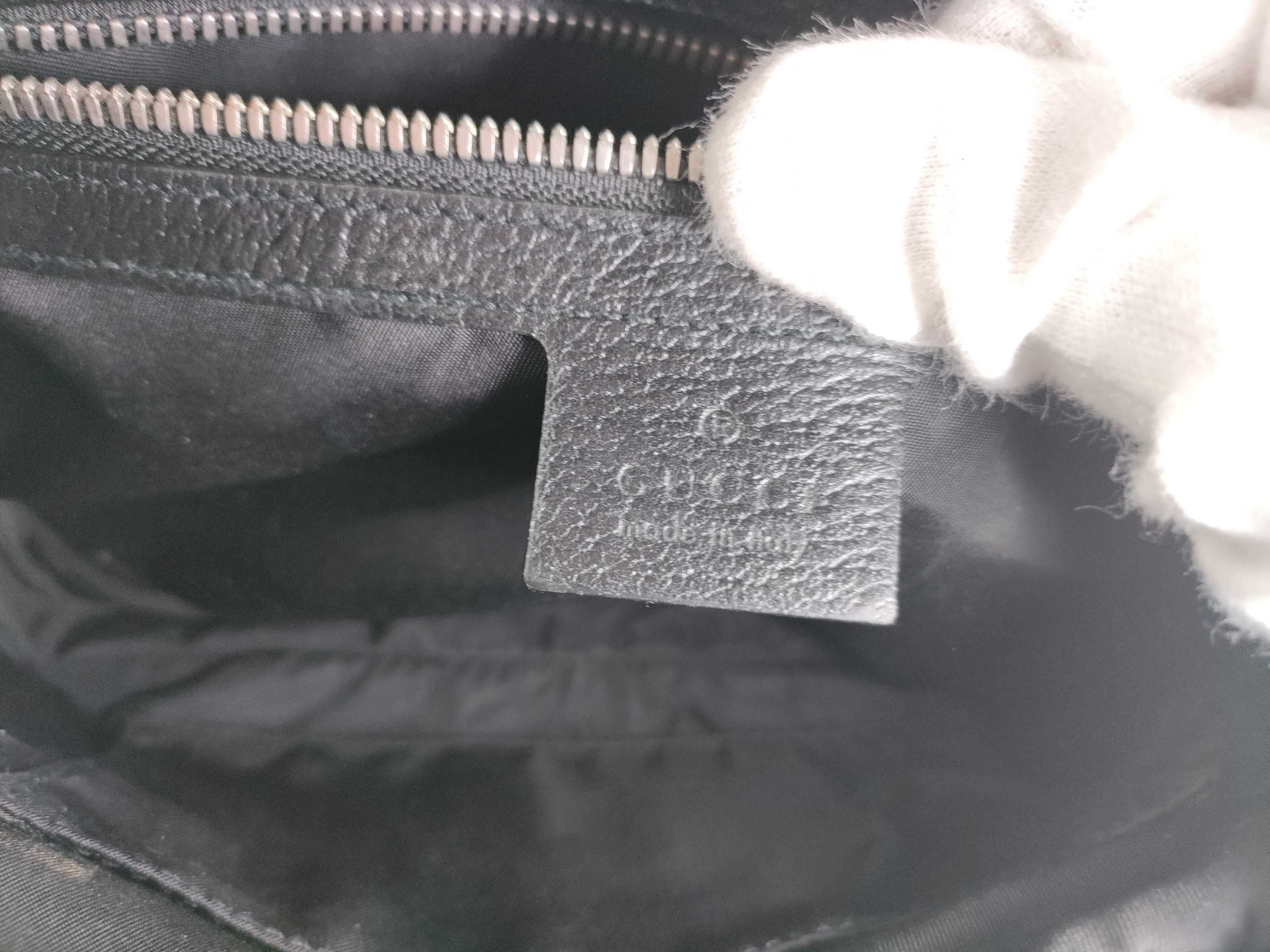 Off the Grid Nylon x Leather Body Bag, Black, 631341 (Bag) — view 13