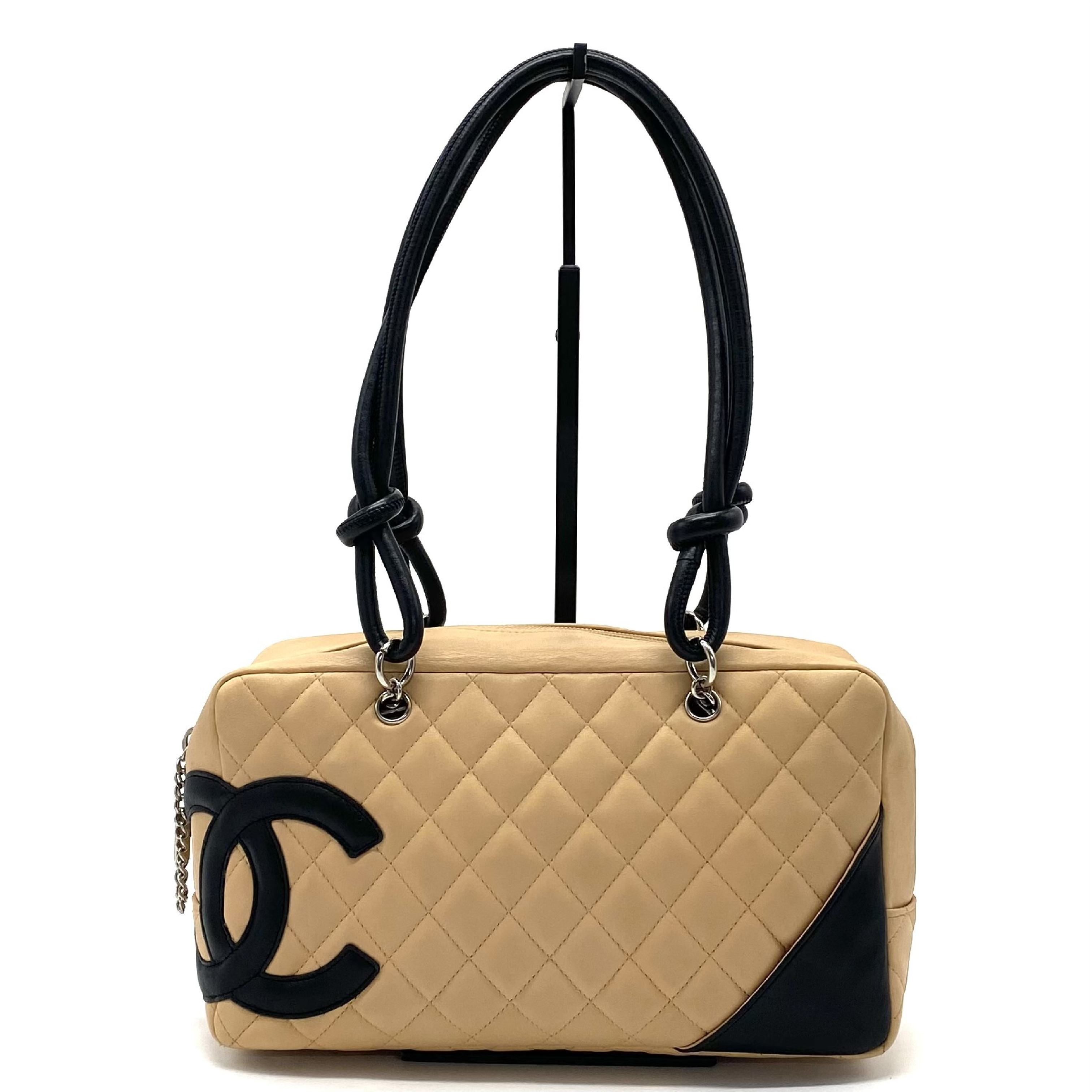 Matelassé Coco Mark Cambon Leather Tote Bag
