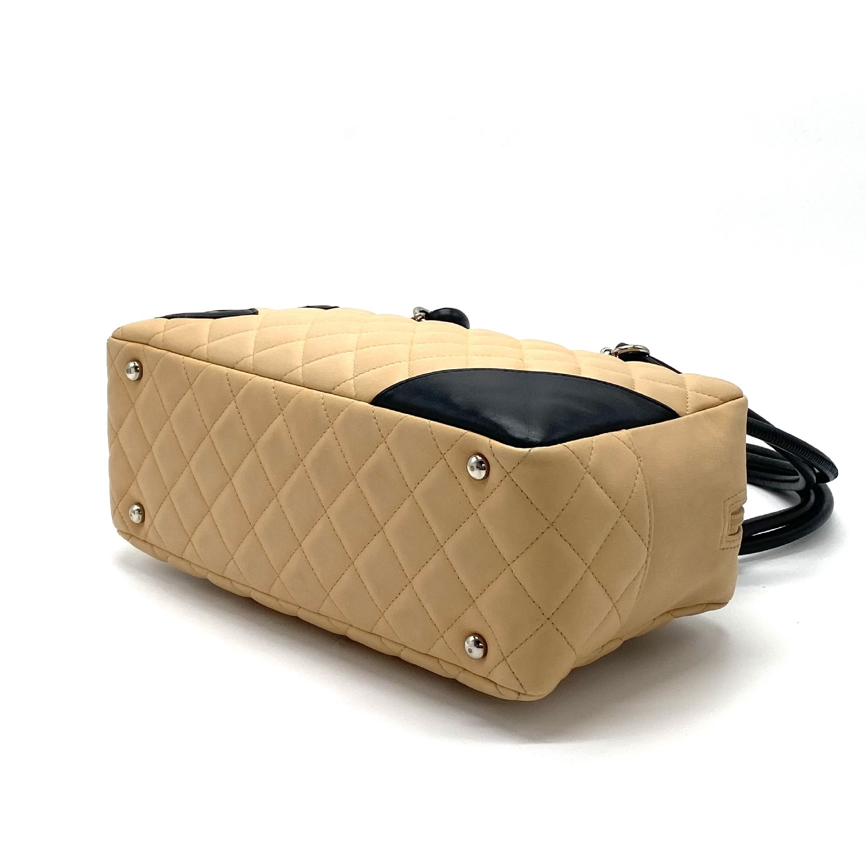 Matelassé Coco Mark Cambon Leather Tote Bag — view 4