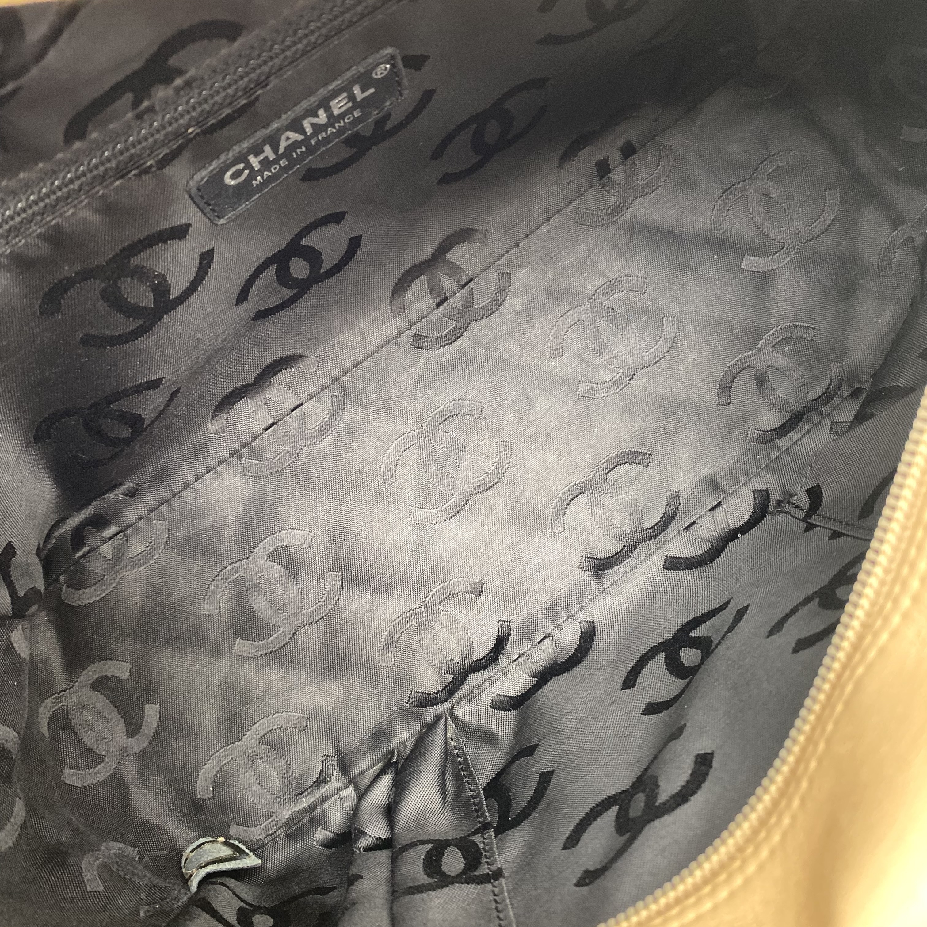 Matelassé Coco Mark Cambon Leather Tote Bag — view 6