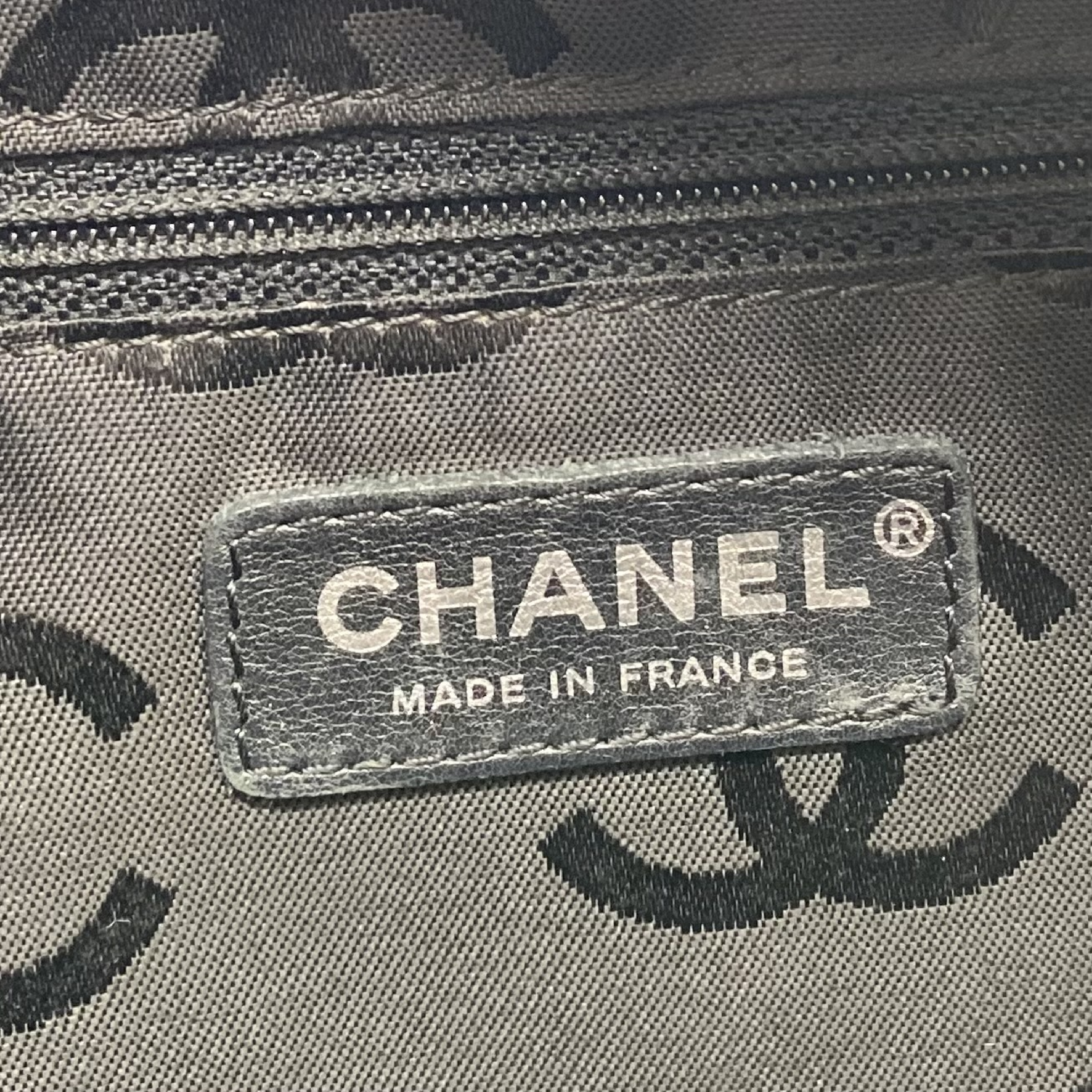 Matelassé Coco Mark Cambon Leather Tote Bag — view 7