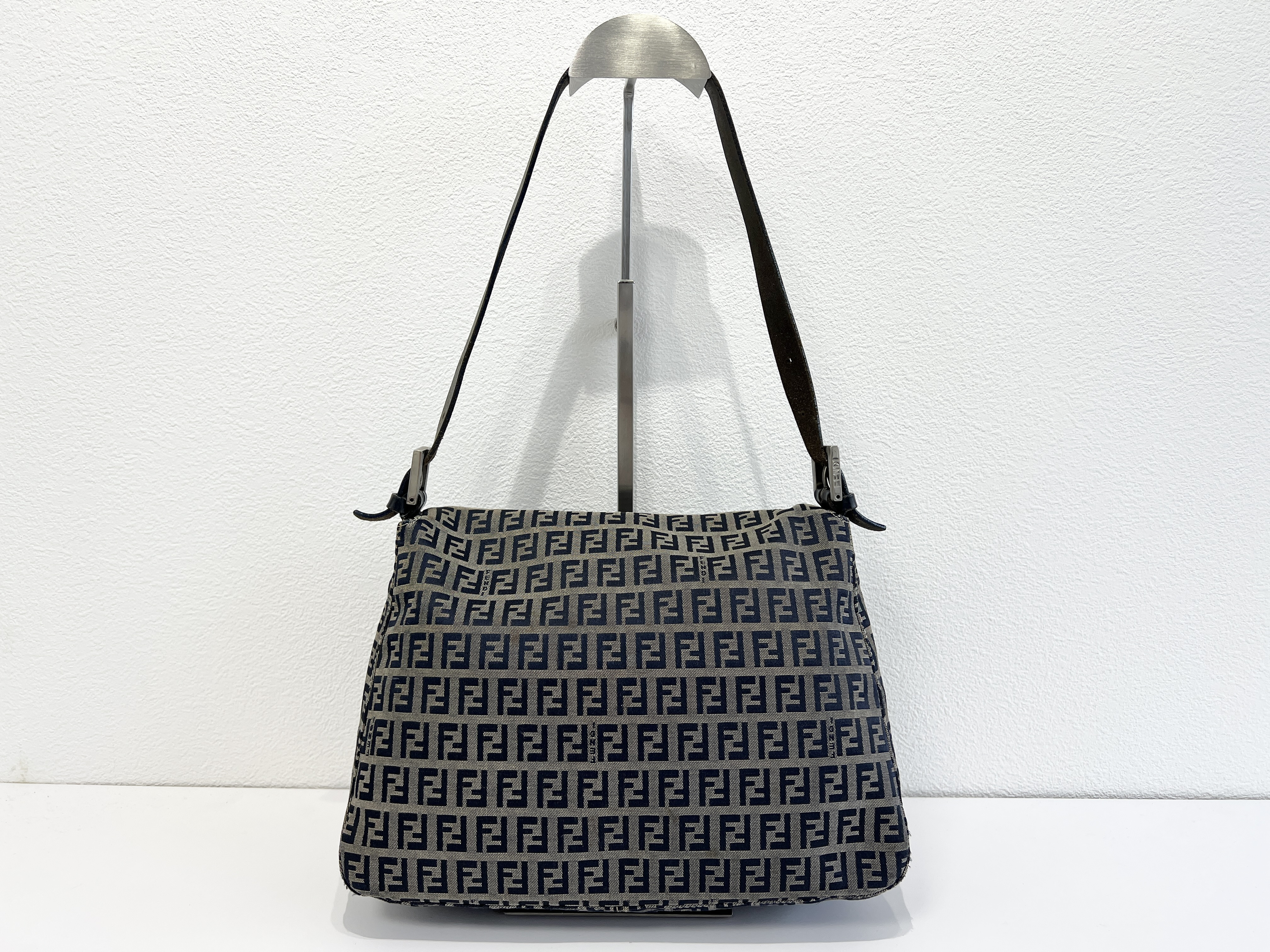 Mamma Bucket Zucca Canvas Leather One-Shoulder Bag — view 2