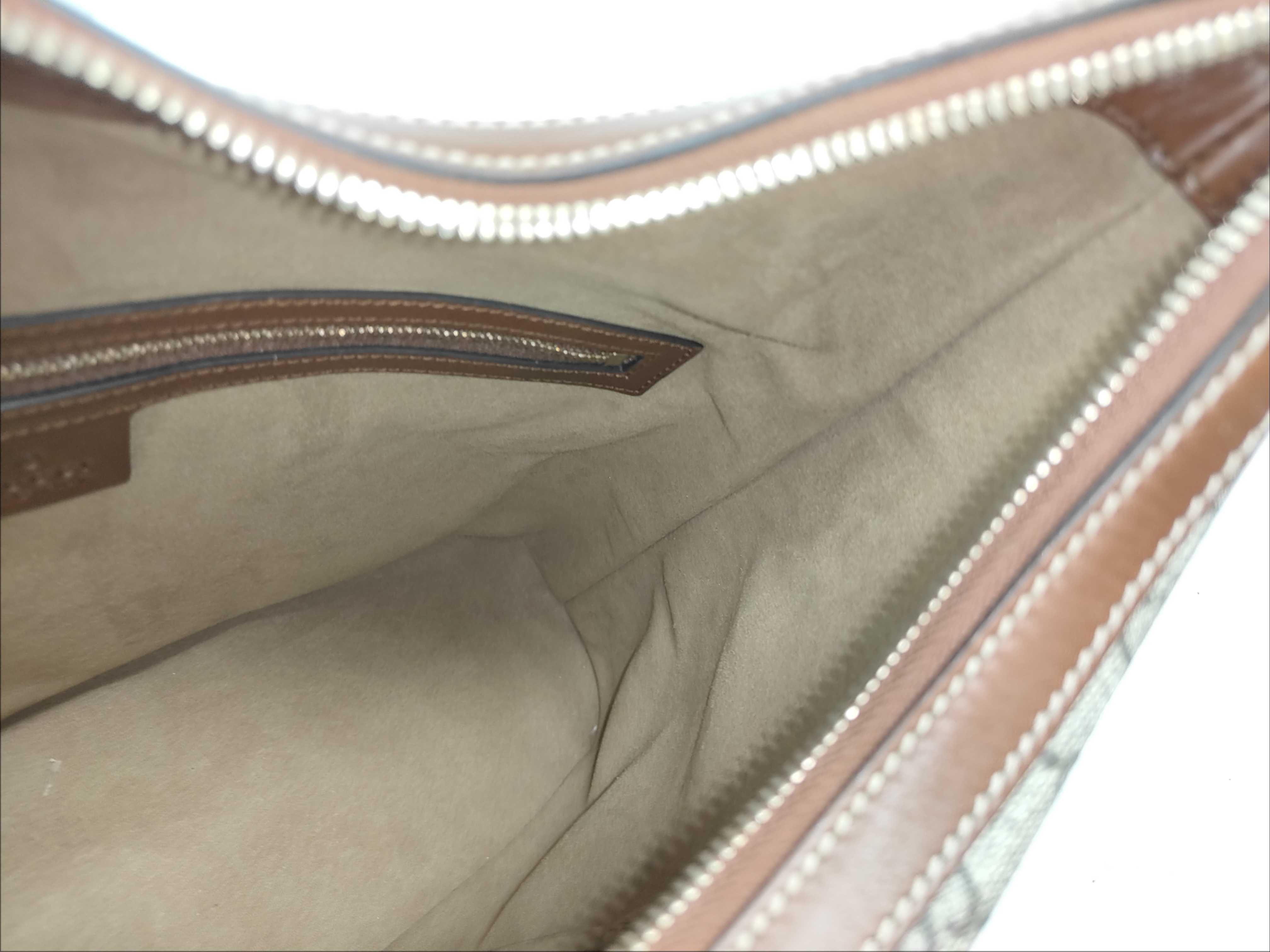 GG Supreme Hobo PVC x Leather Shoulder Bag, Beige, 414930 (Shoulder Bag) — view 11