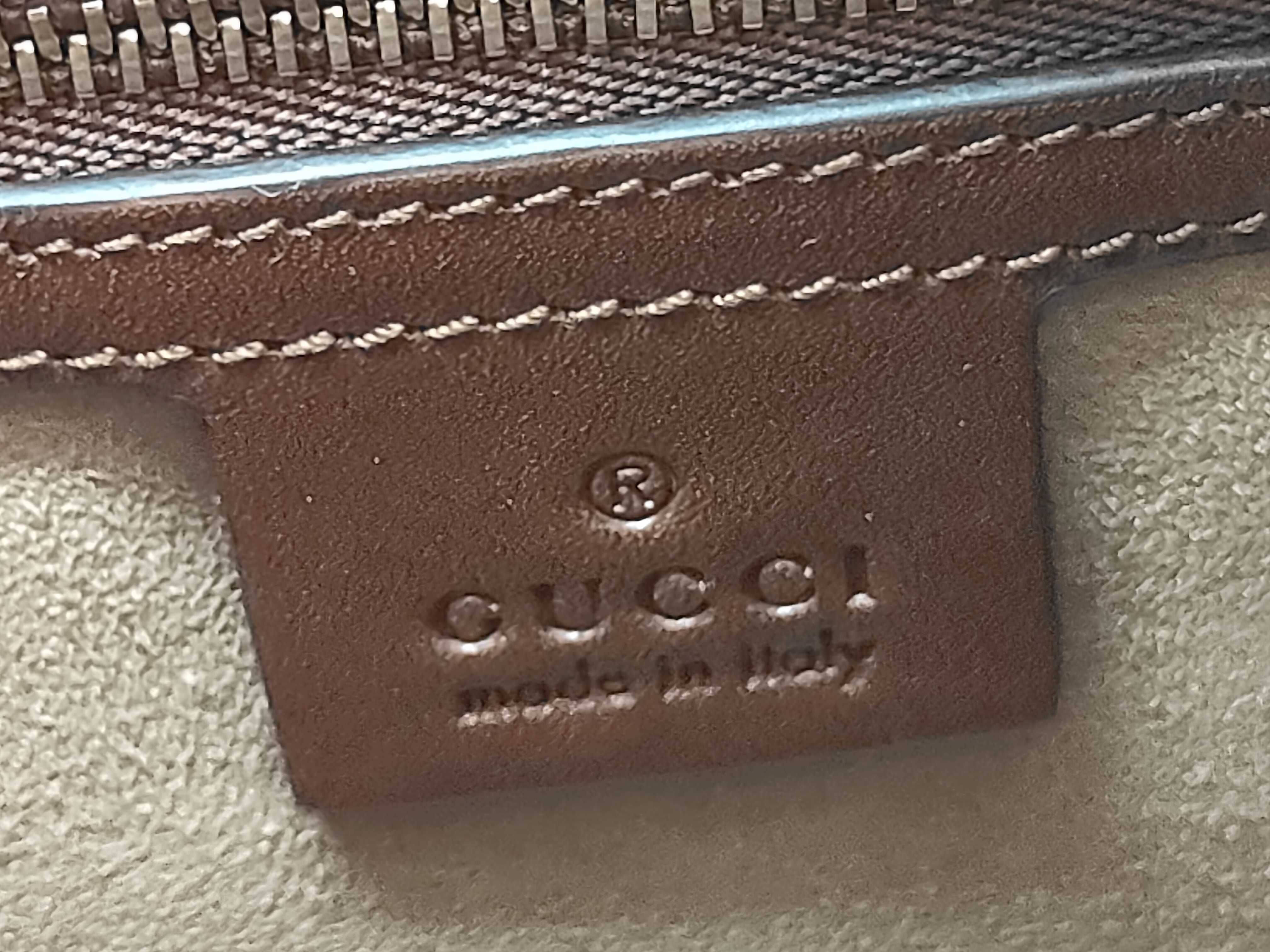 GG Supreme Hobo PVC x Leather Shoulder Bag, Beige, 414930 (Shoulder Bag) — view 12
