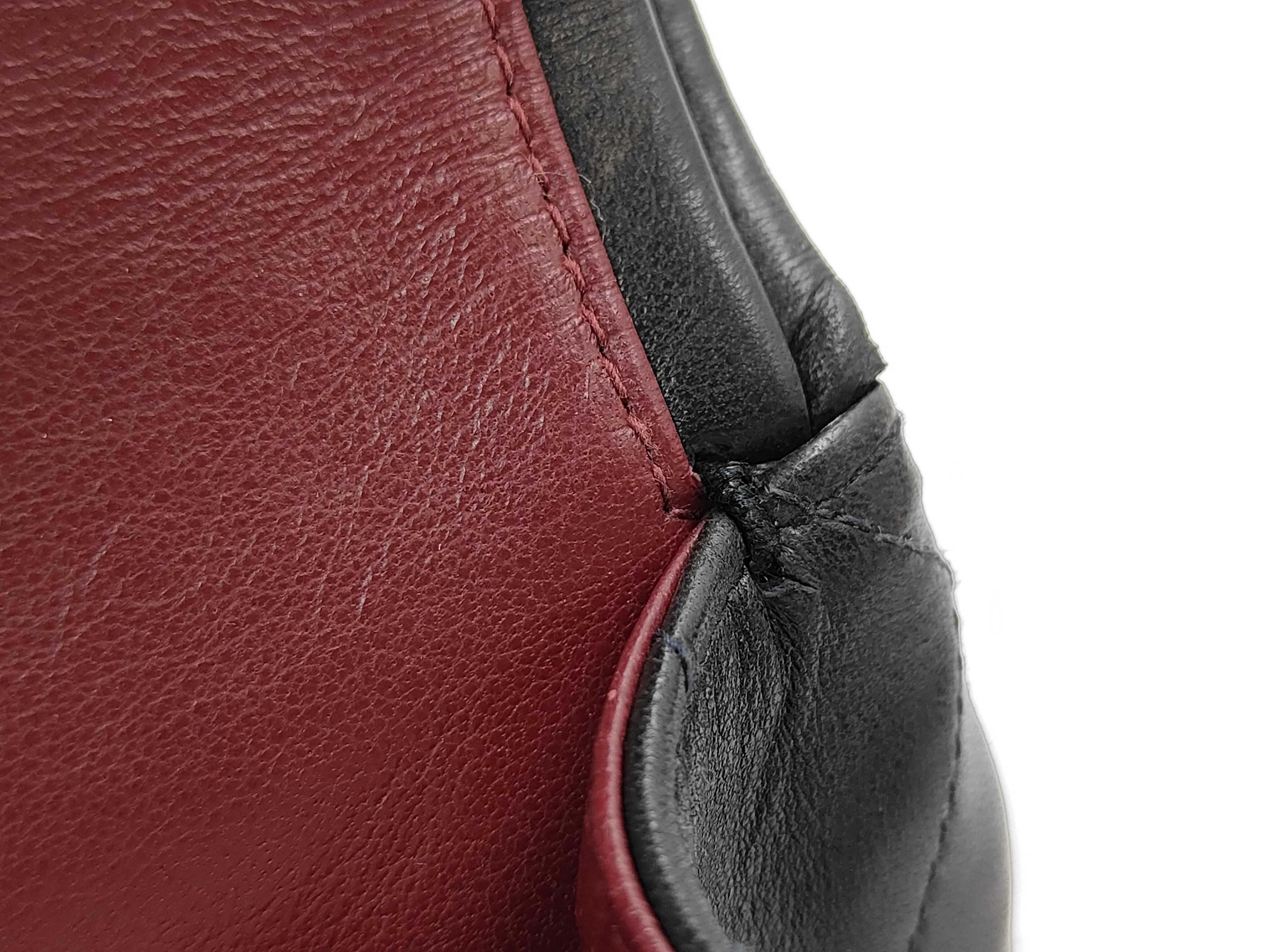 Matelassé Double Flap Black Shoulder Bag — view 9