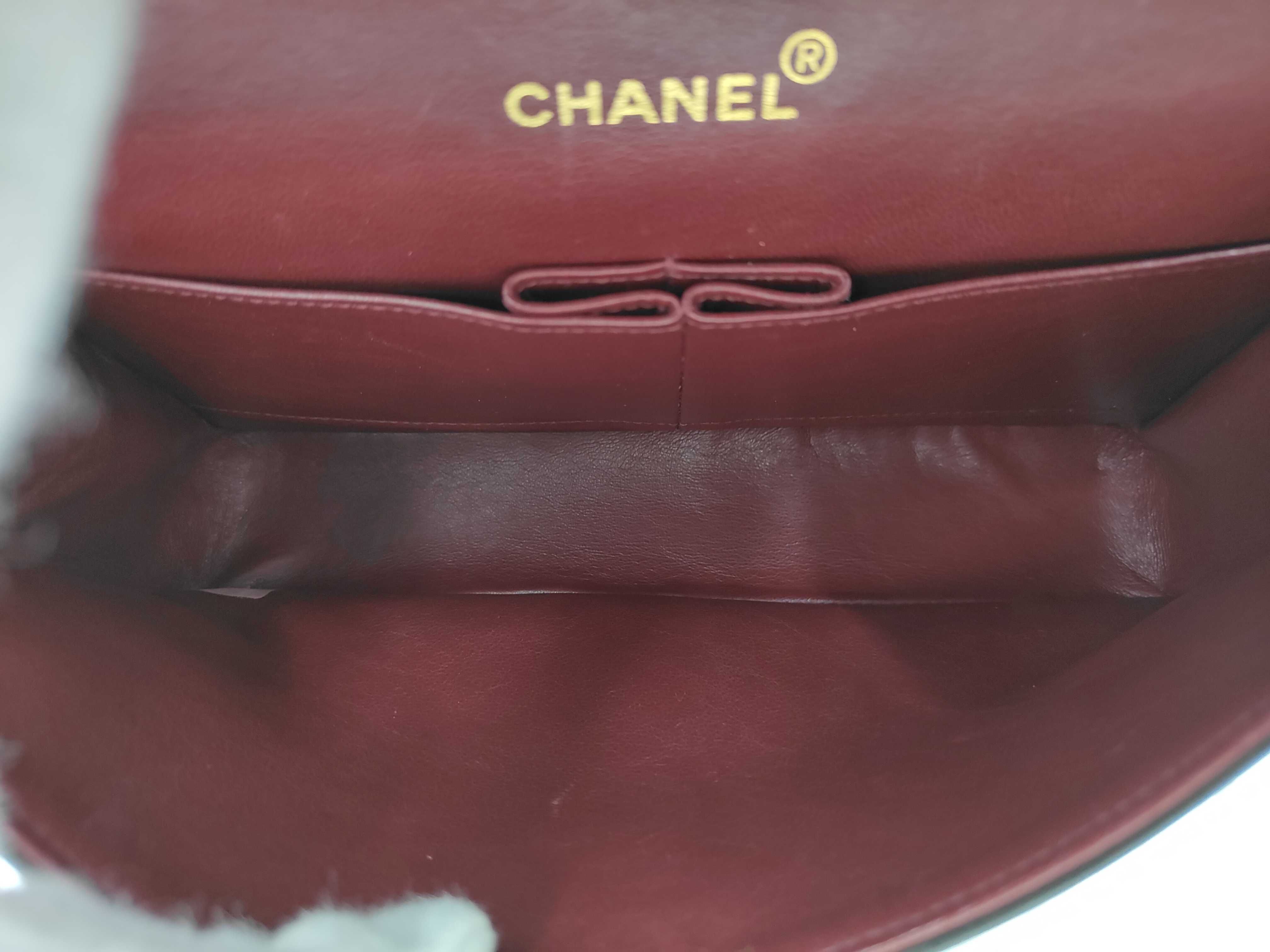 Matelassé Double Flap Black Shoulder Bag — view 10