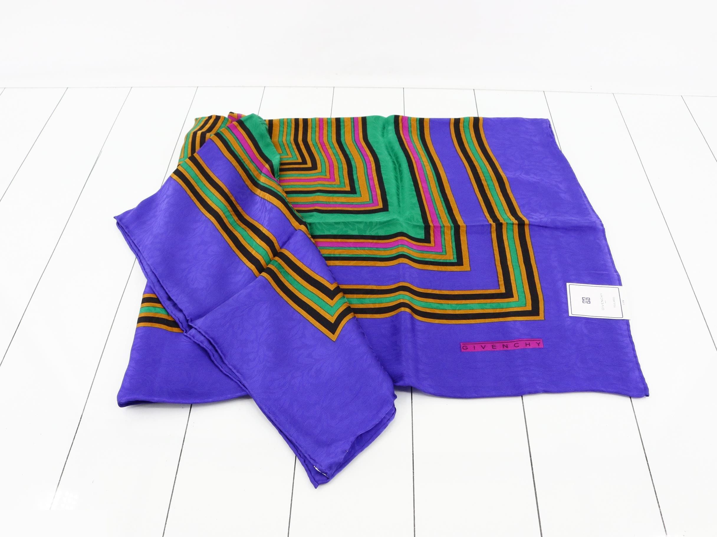 scarf, 100% silk, with tags. — view 3