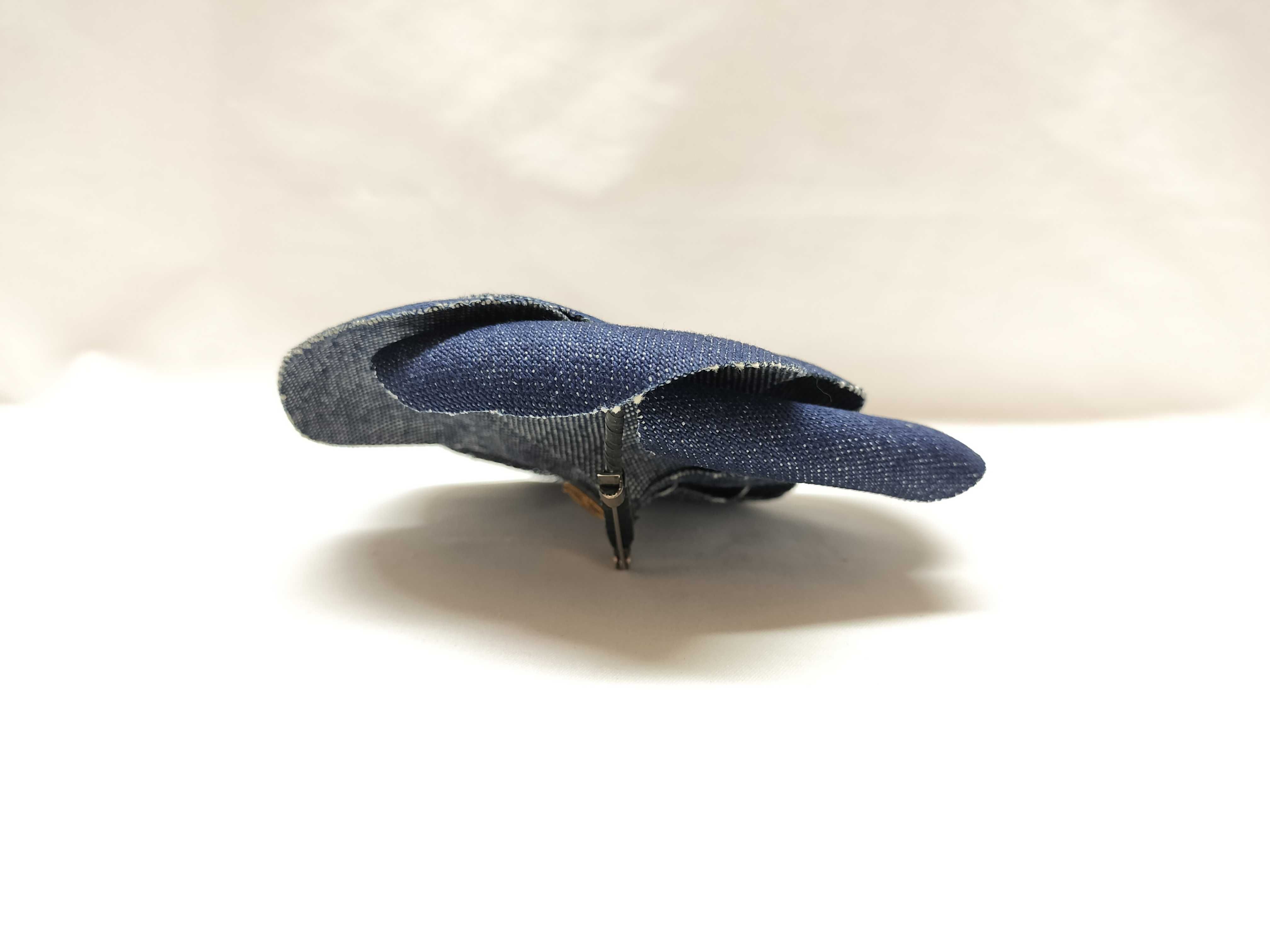 Denim Corsage Camellia Brooch — view 10